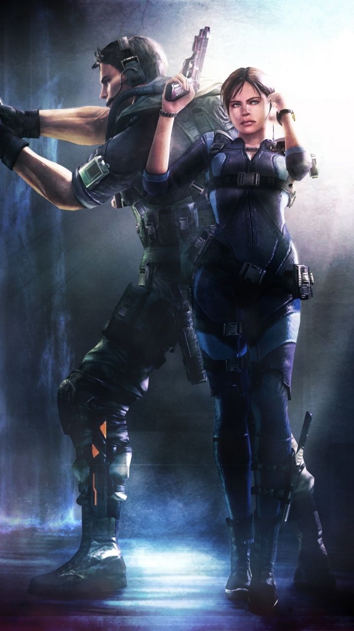 Resident Evil Revelations personaggi armati, 720x1280 Verticale, iPhone