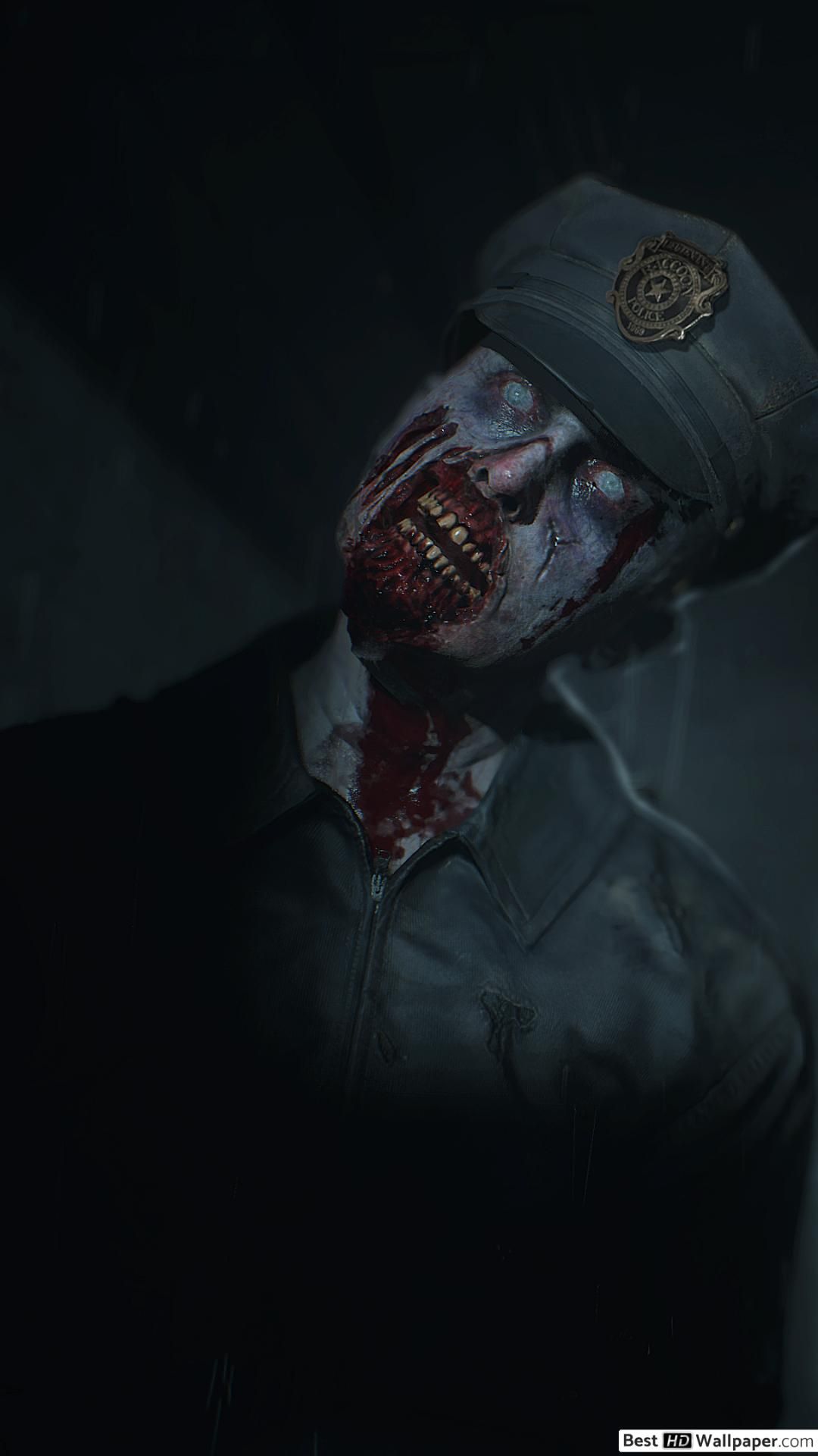 Zombie poliziotto Resident Evil, 1080x1920 Full HD Verticale, iPhone Pro Max