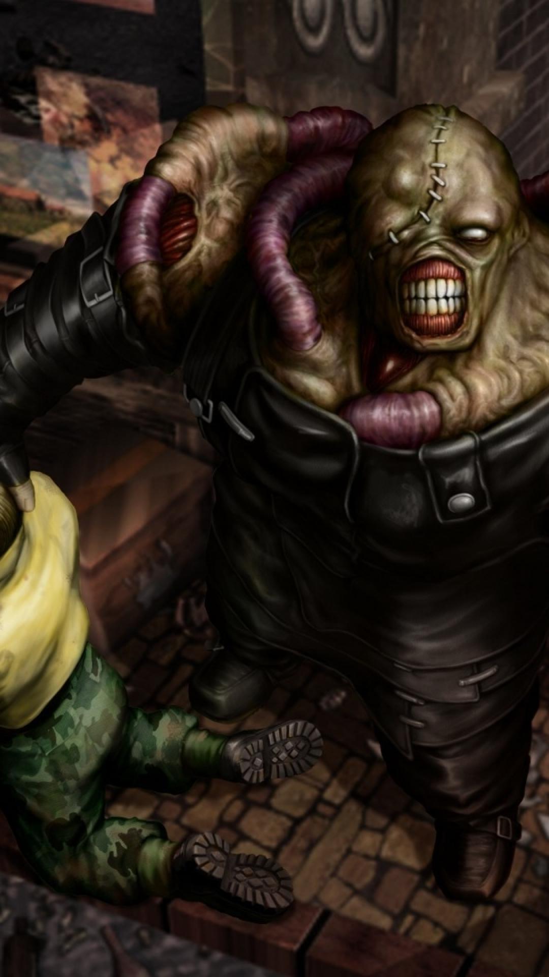 Nemesis Resident Evil mostro, 1080x1920 Full HD Verticale, iPhone Air
