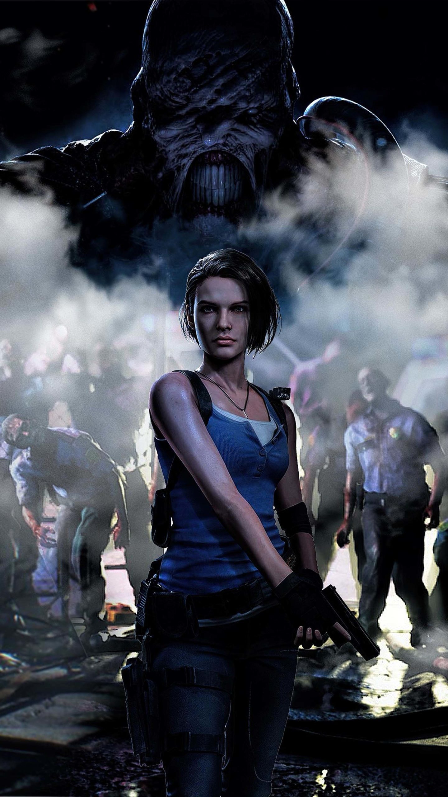Jill Valentine Resident Evil 3, 1440x2560 Full HD Verticale, Smartphone