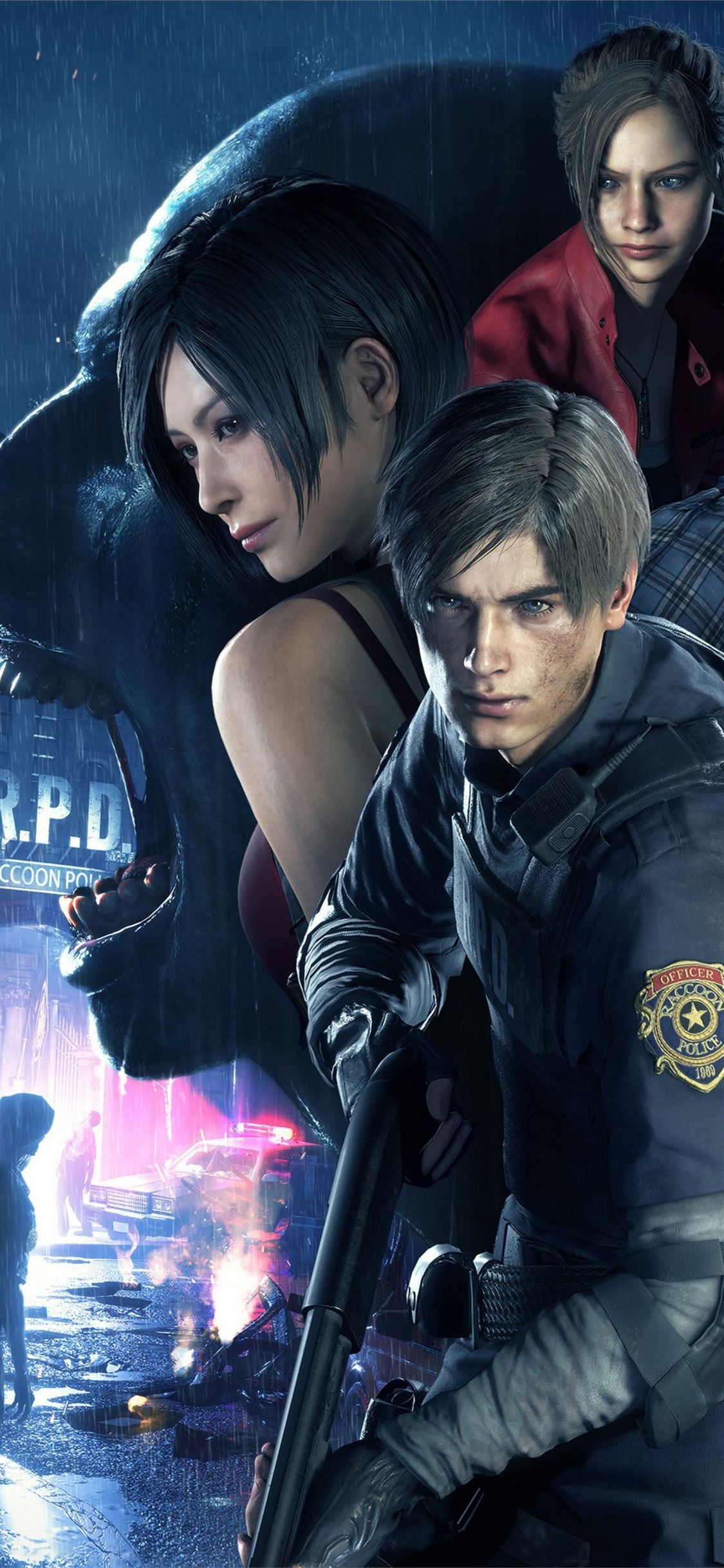 Personaggi Resident Evil 2, 1125x2436 Full HD Verticale, Smartphone