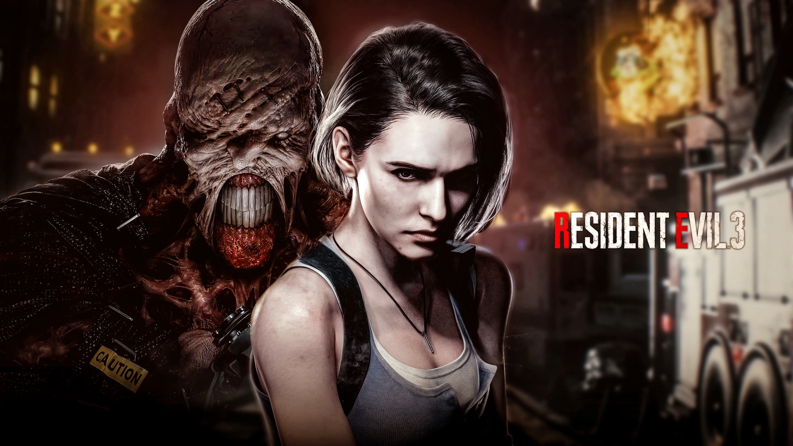 Resident Evil 3 Jill Nemesis, 2560x1440 QHD, Monitor Gaming