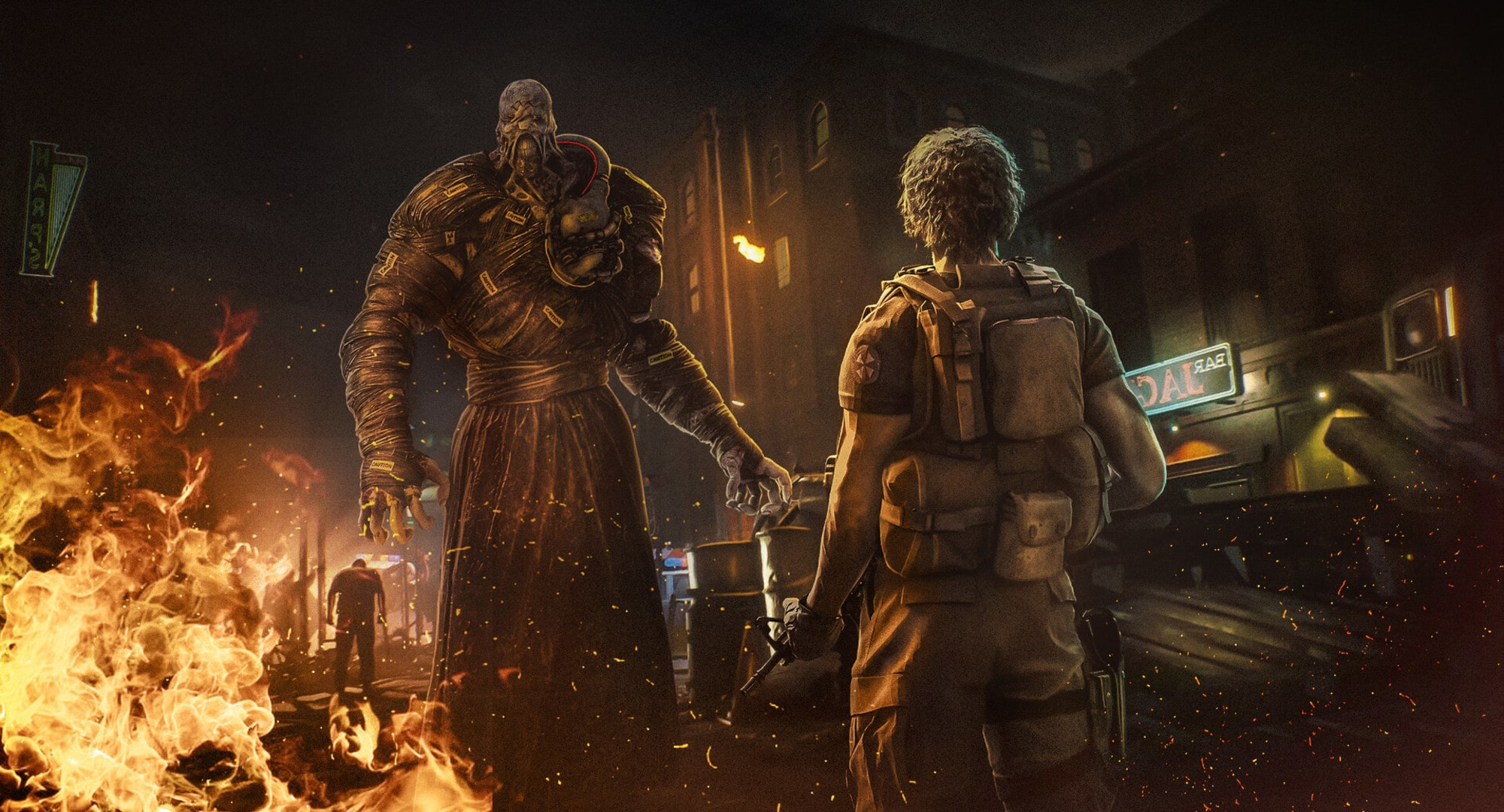 Nemesis e personaggio Resident Evil 3, 2000x1080 alta risoluzione, iMac