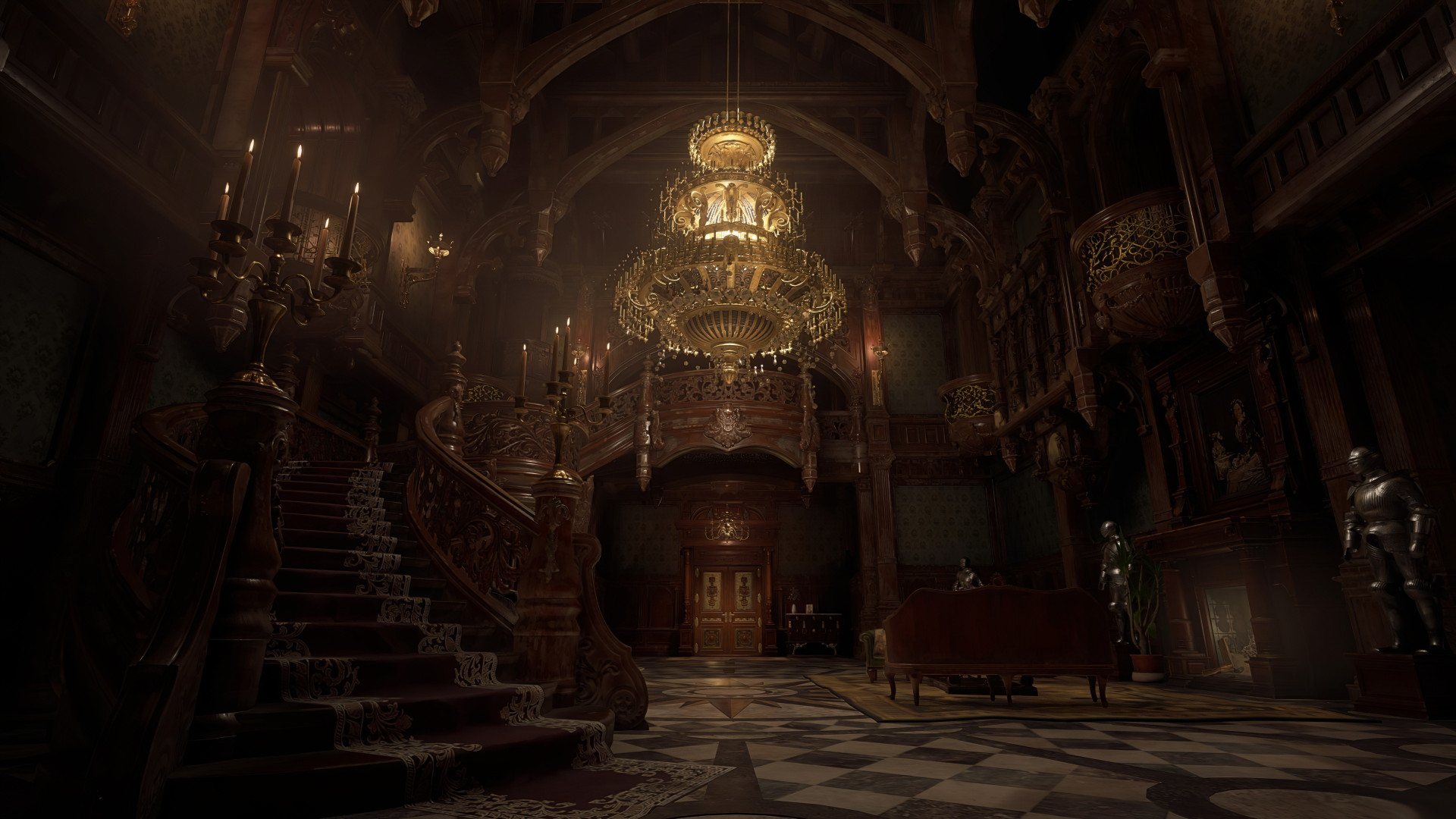 Castello Resident Evil Village, atrio, 1920x1080 1080p, Laptop