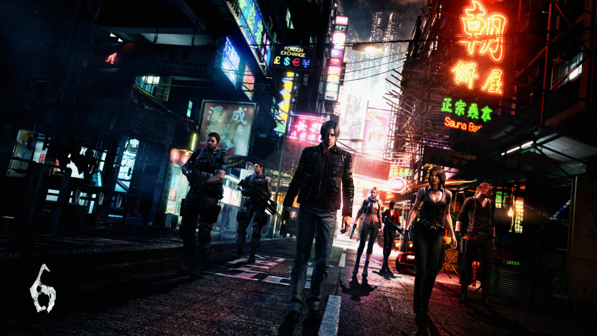 Resident Evil 6 strada notturna, 1920x1080 1080p, PC Desktop