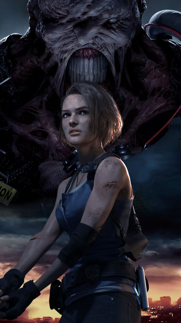 Jill Valentine Resident Evil Nemesis, 750x1334 Verticale, Mobile