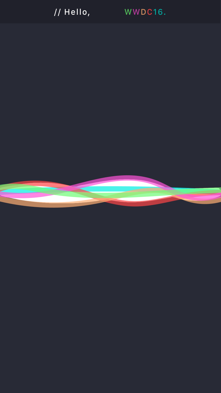 Onde colorate WWDC 2016, 750x1334 Verticale, iPhone
