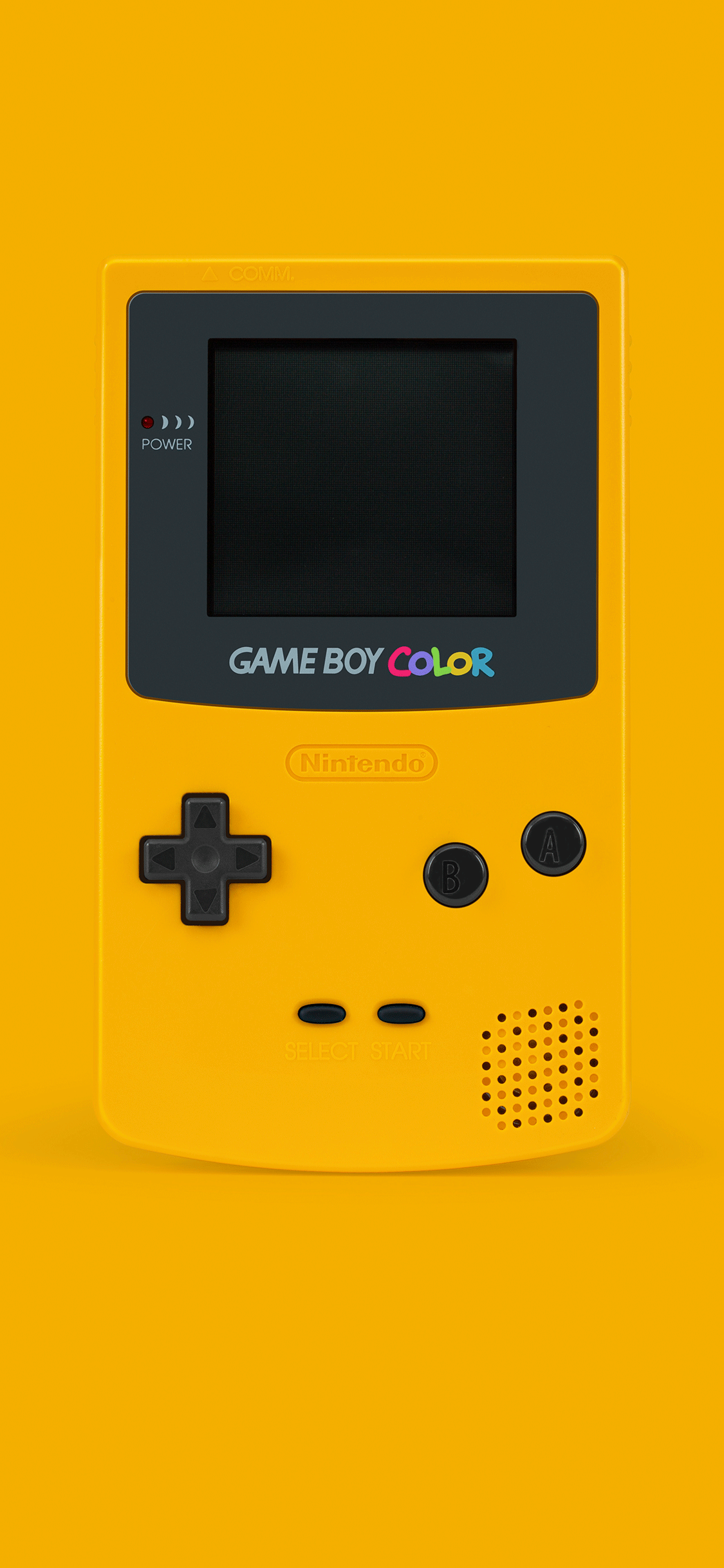 Game Boy Color giallo, 1125x2436 Verticale, iPhone Air