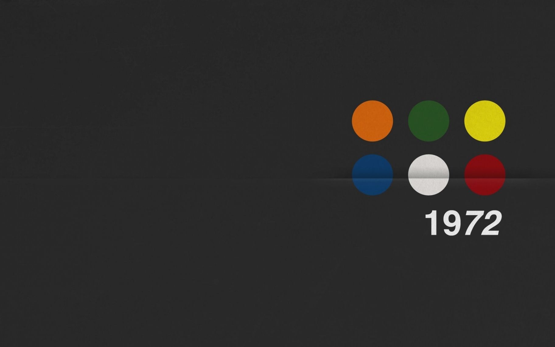 Cerchi colorati retro 1972, 1824x1140 HD Ready, PC