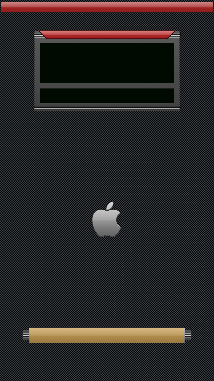 logo Apple stile retrò, 750x1334 Verticale, iPhone Pro
