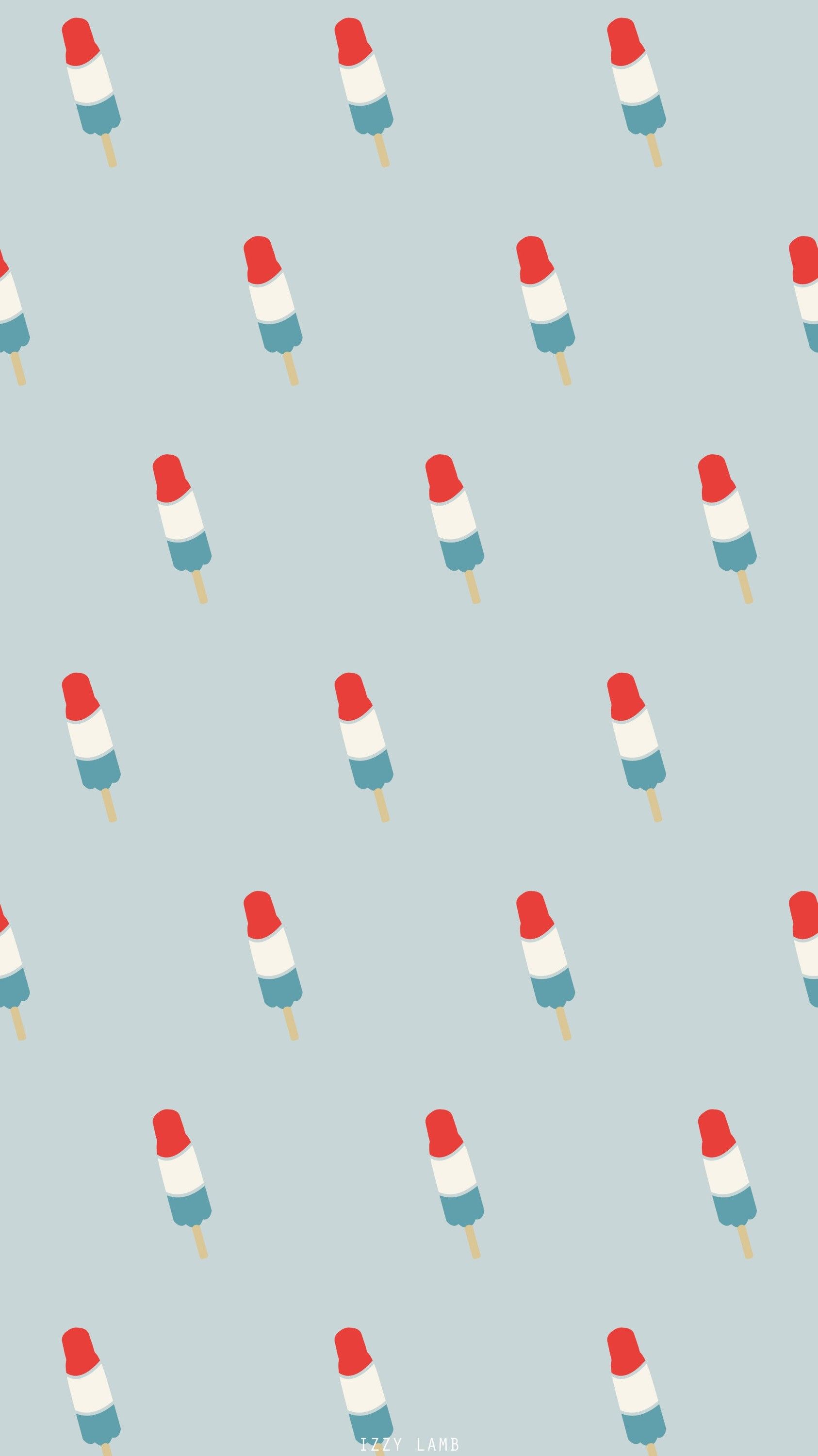 Ghiaccioli retro pattern azzurro, 1686x3000 Full HD Verticale, iPhone Air