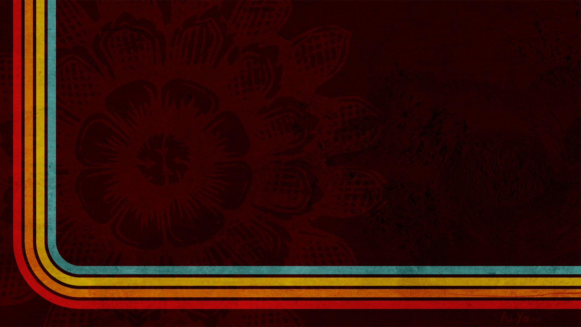 Cornice retro linee colorate, 1920x1080 Full HD, Desktop