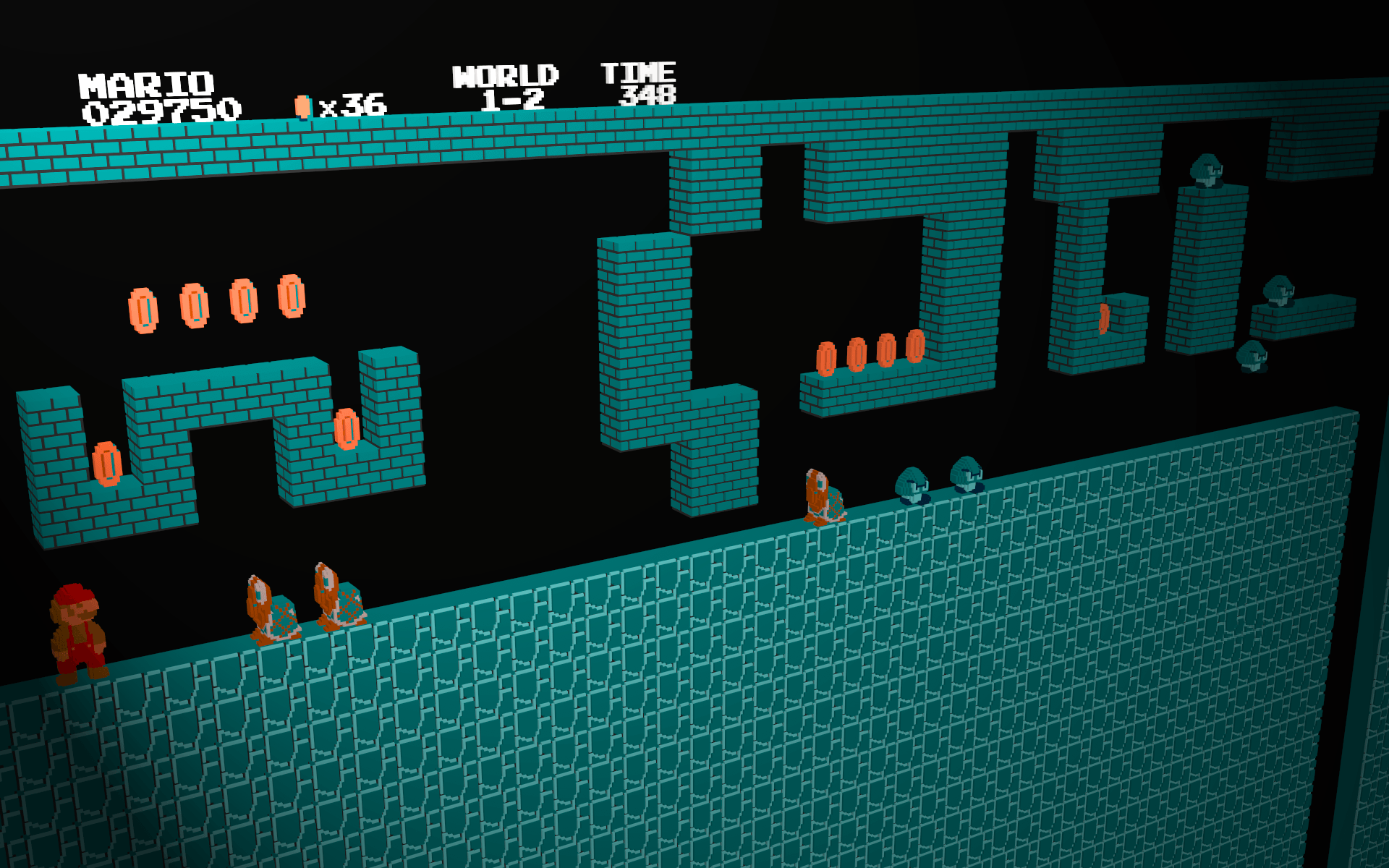 Super Mario Bros retro schermo, platform, 1920x1200 Full HD+, Laptop