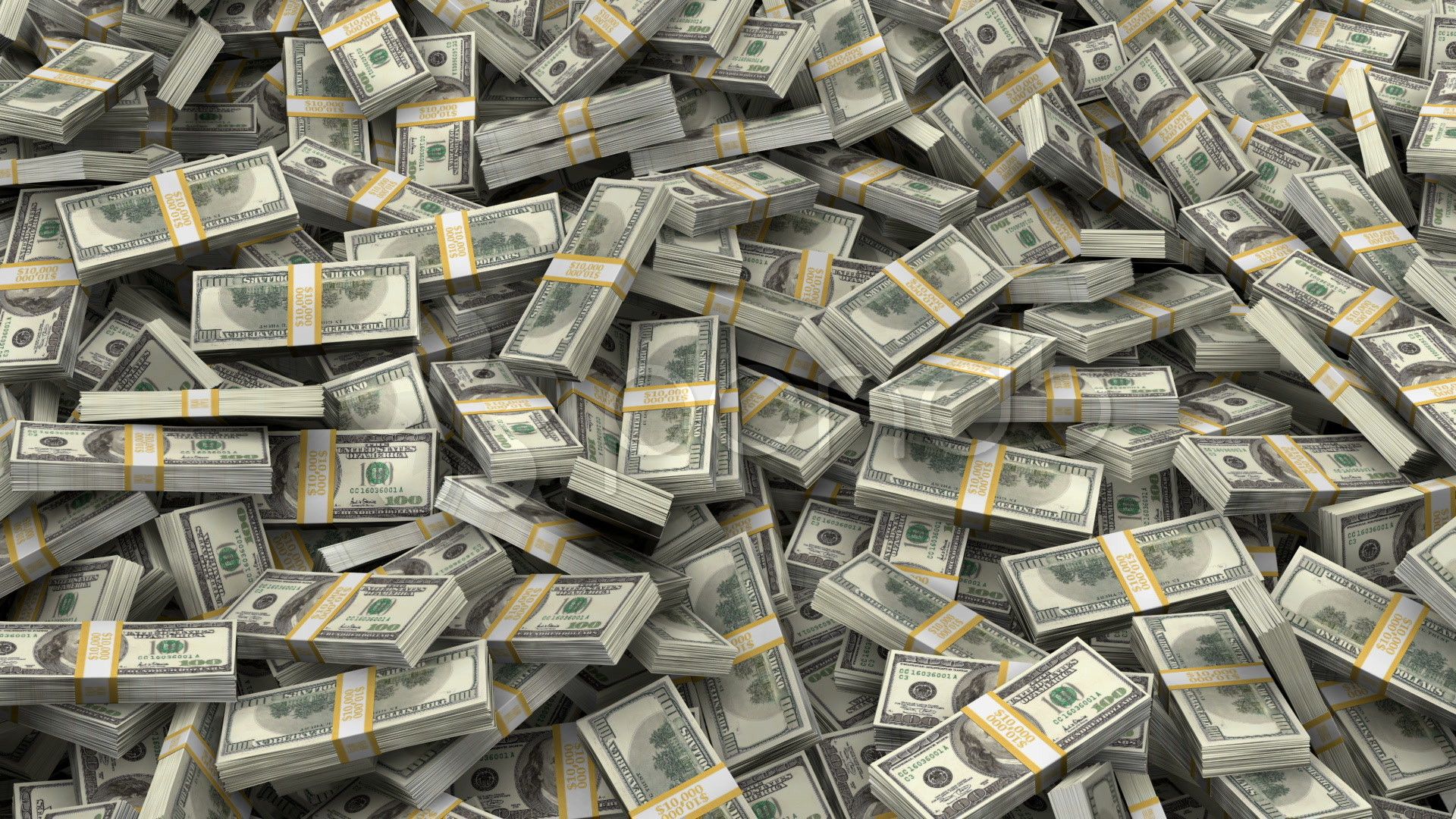 Mazzette di banconote dollari, 1920x1080 Full HD 1080p, PC
