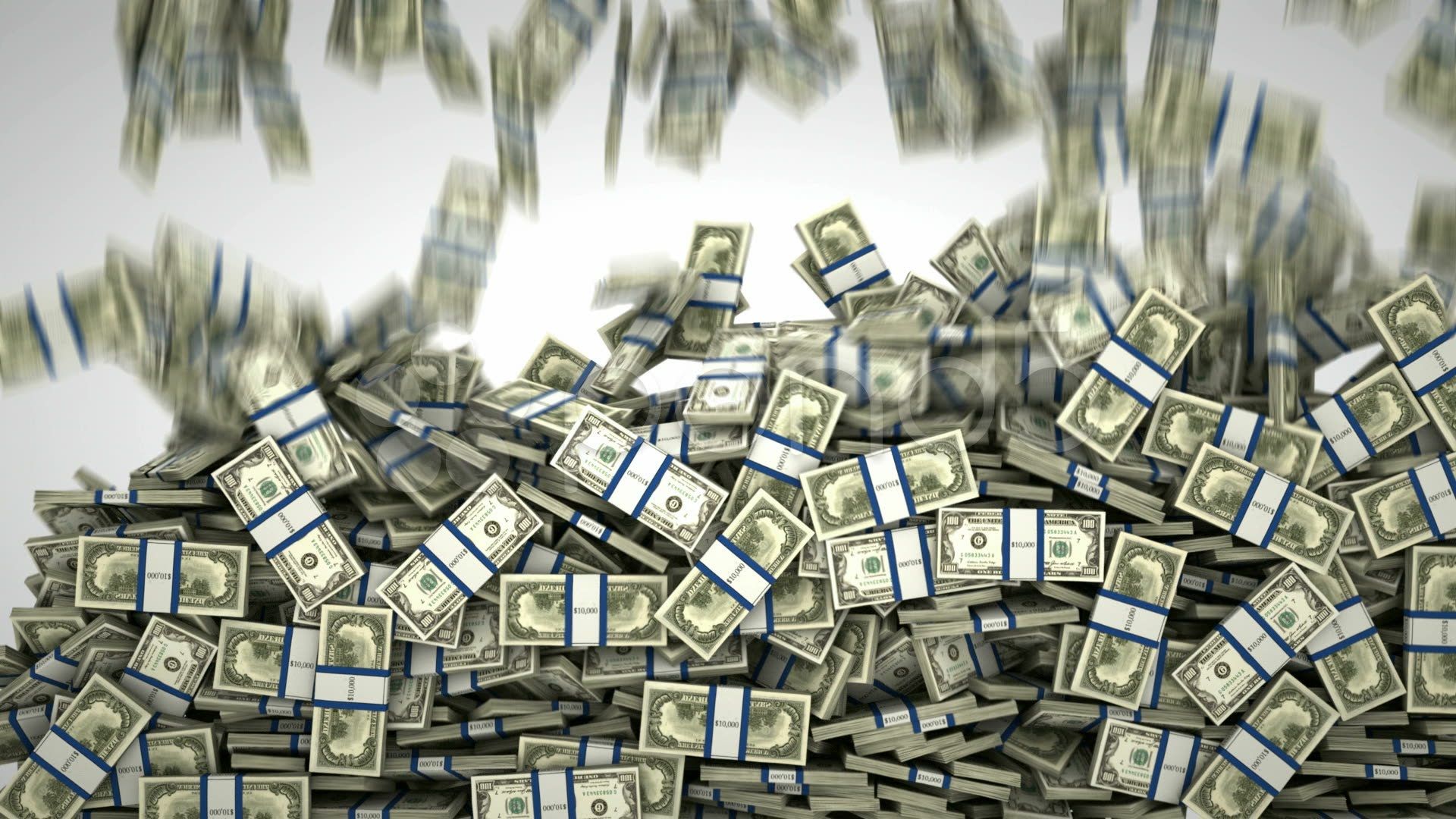 Mucchio di banconote dollaro, 1920x1080 Full HD, PC