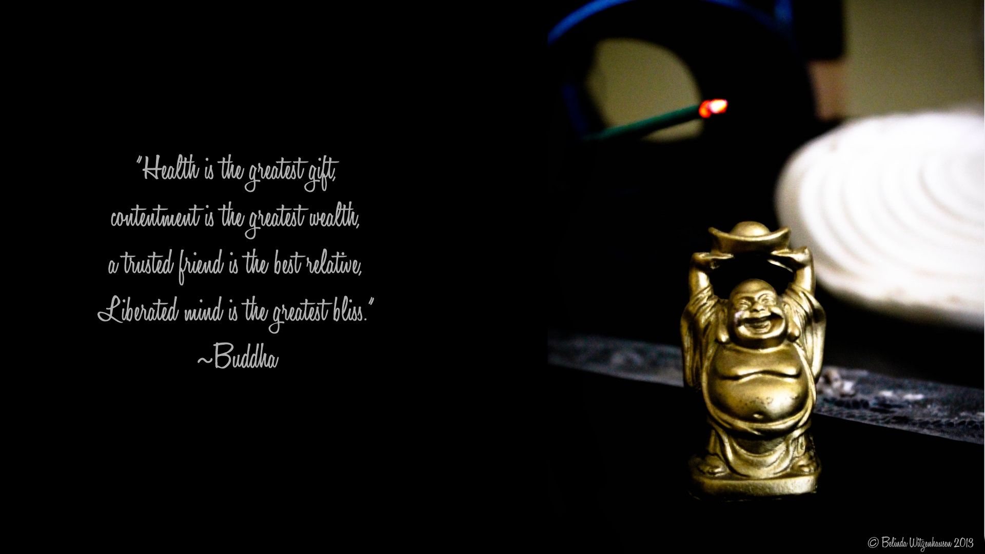 Statuetta Buddha dorato ridente, 1920x1080 1080p, Desktop