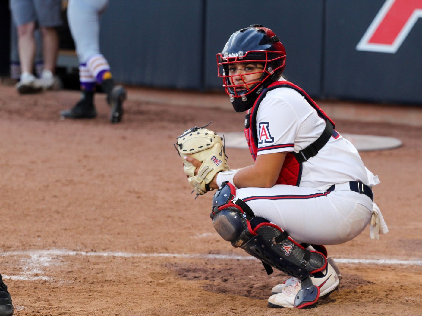 Ricevitore softball Arizona in campo, 1400x1050 720p, Laptop