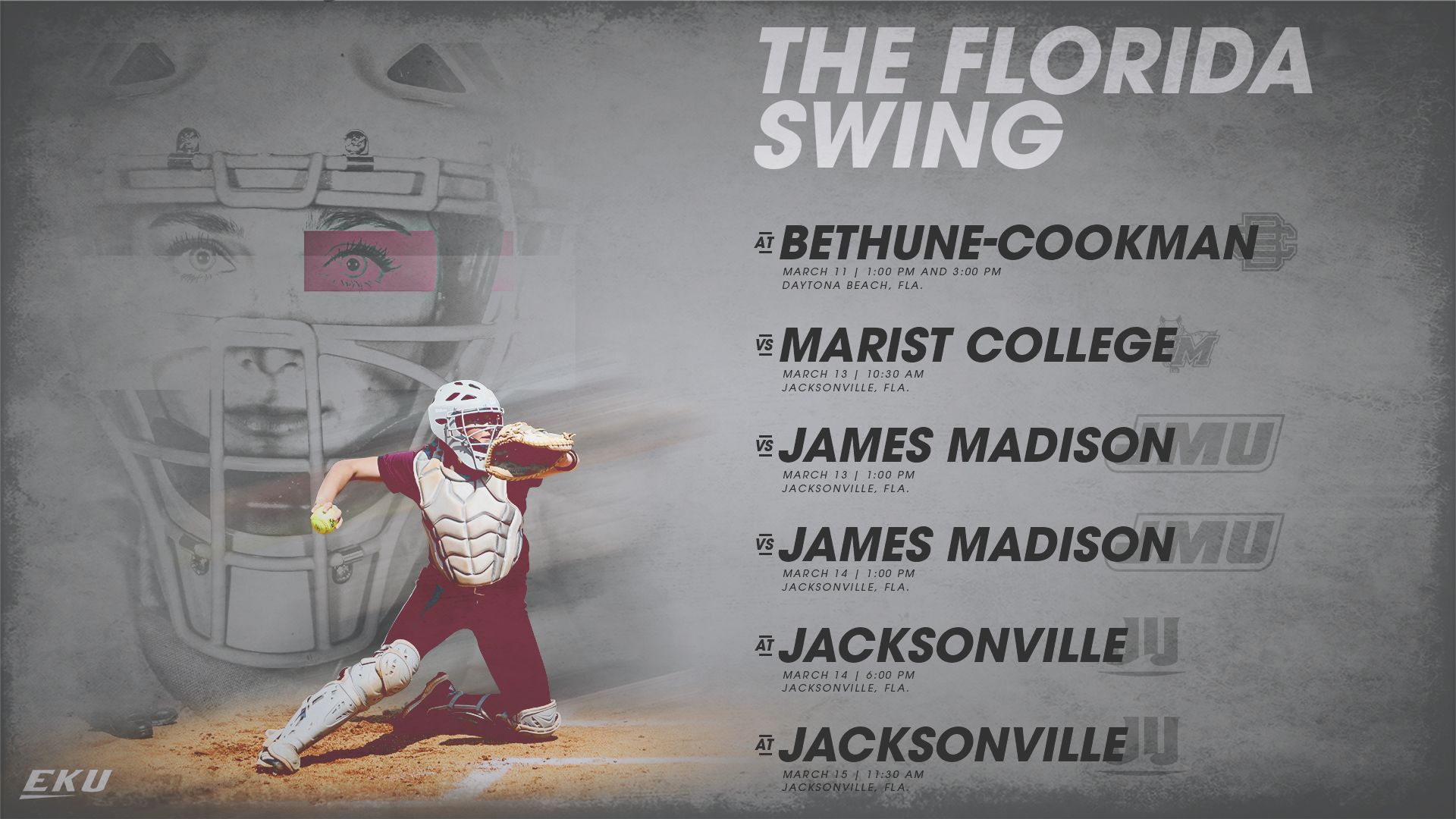 Ricevitore softball EKU Florida Swing, 1920x1080 1080p, Laptop