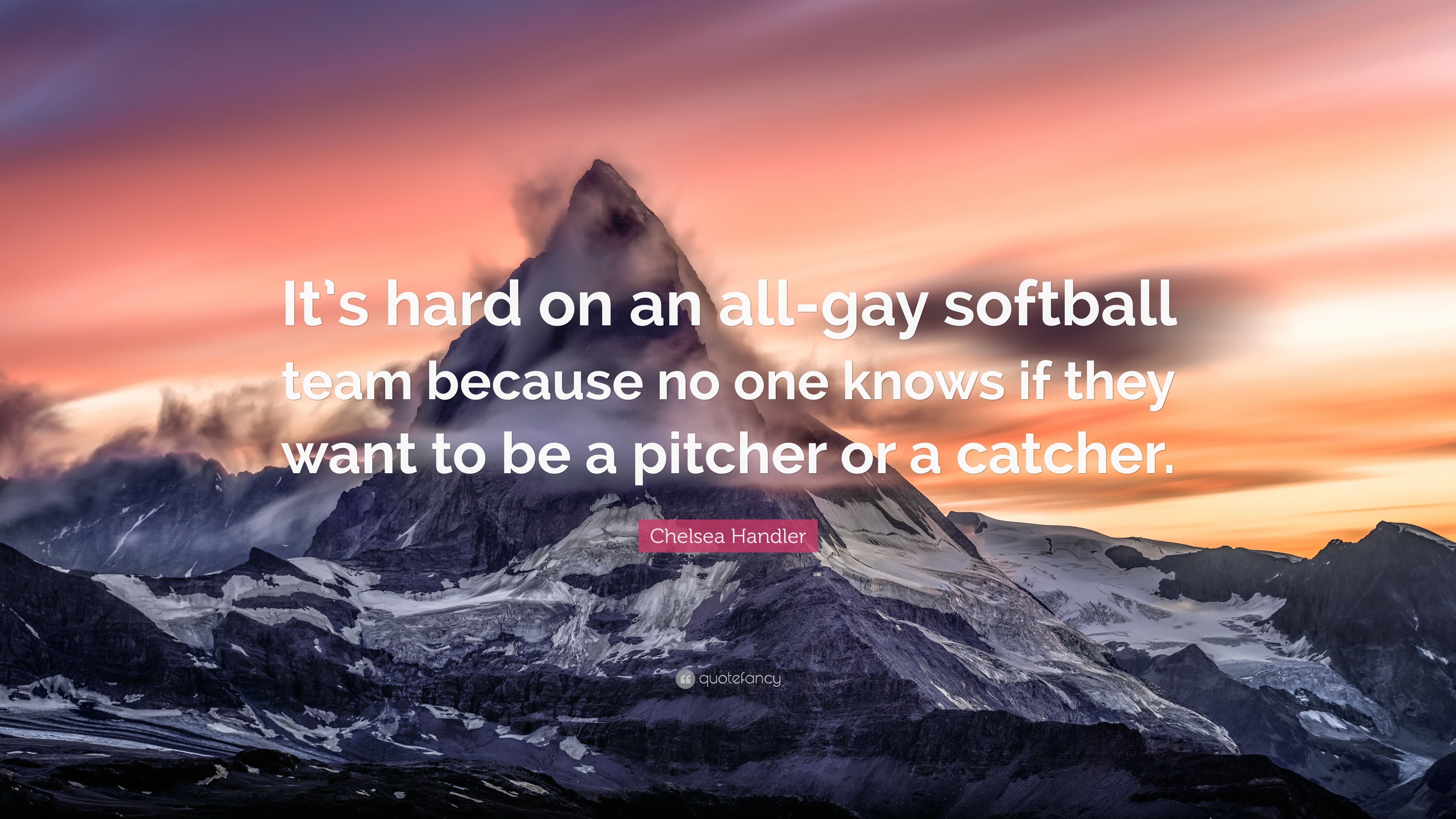 Citazione Chelsea Handler su montagne, 3840x2160 Ultra HD, Monitor 4K