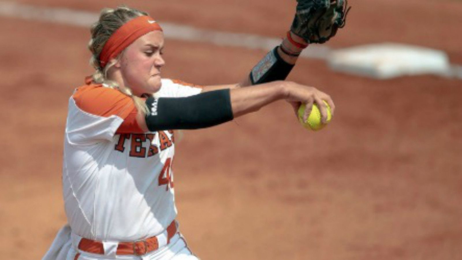 Giocatrice softball Texas lancio, 1600x900 HD Ready, PC