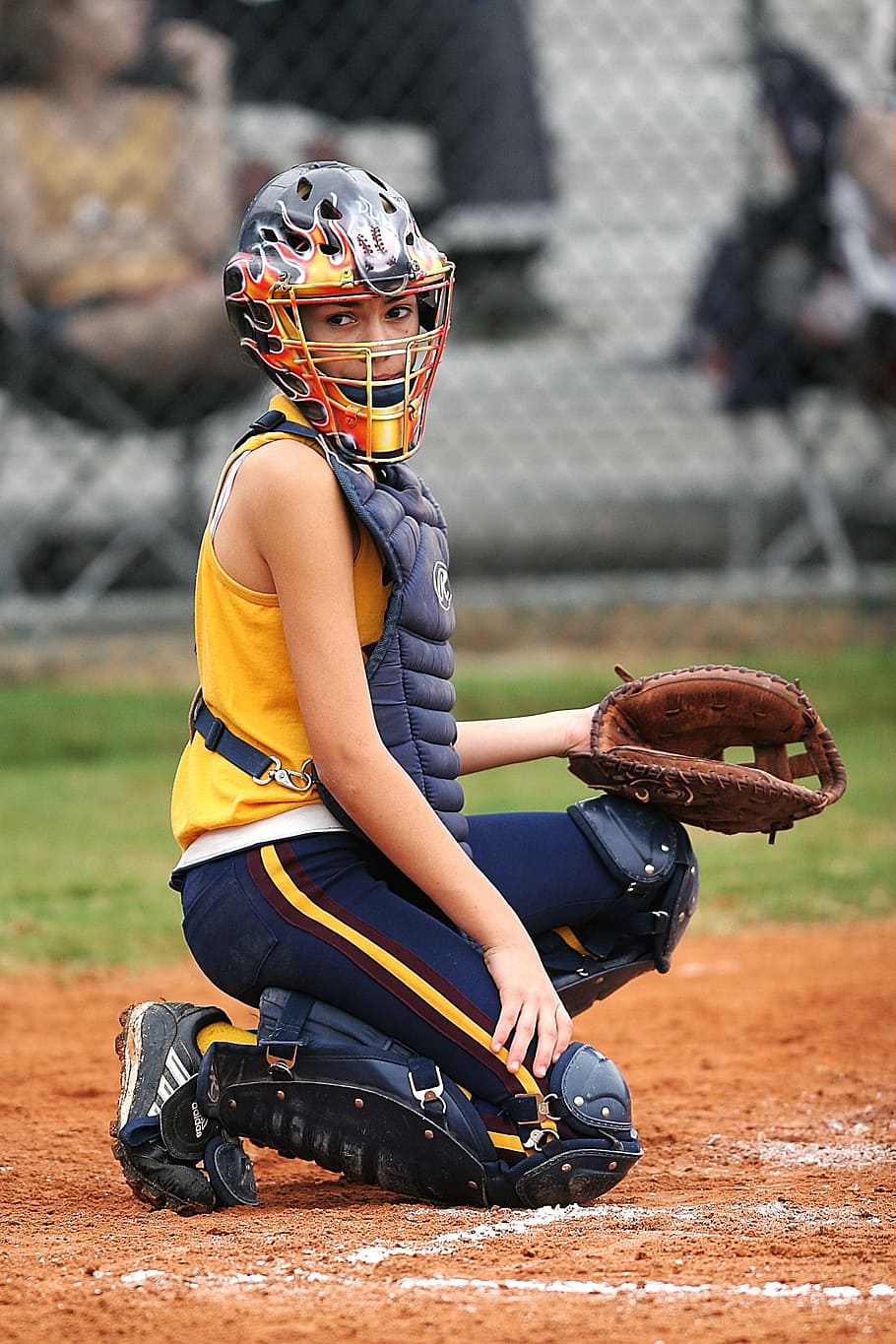 Ricevitrice softball con maschera, 910x1365 Verticale, Telefono