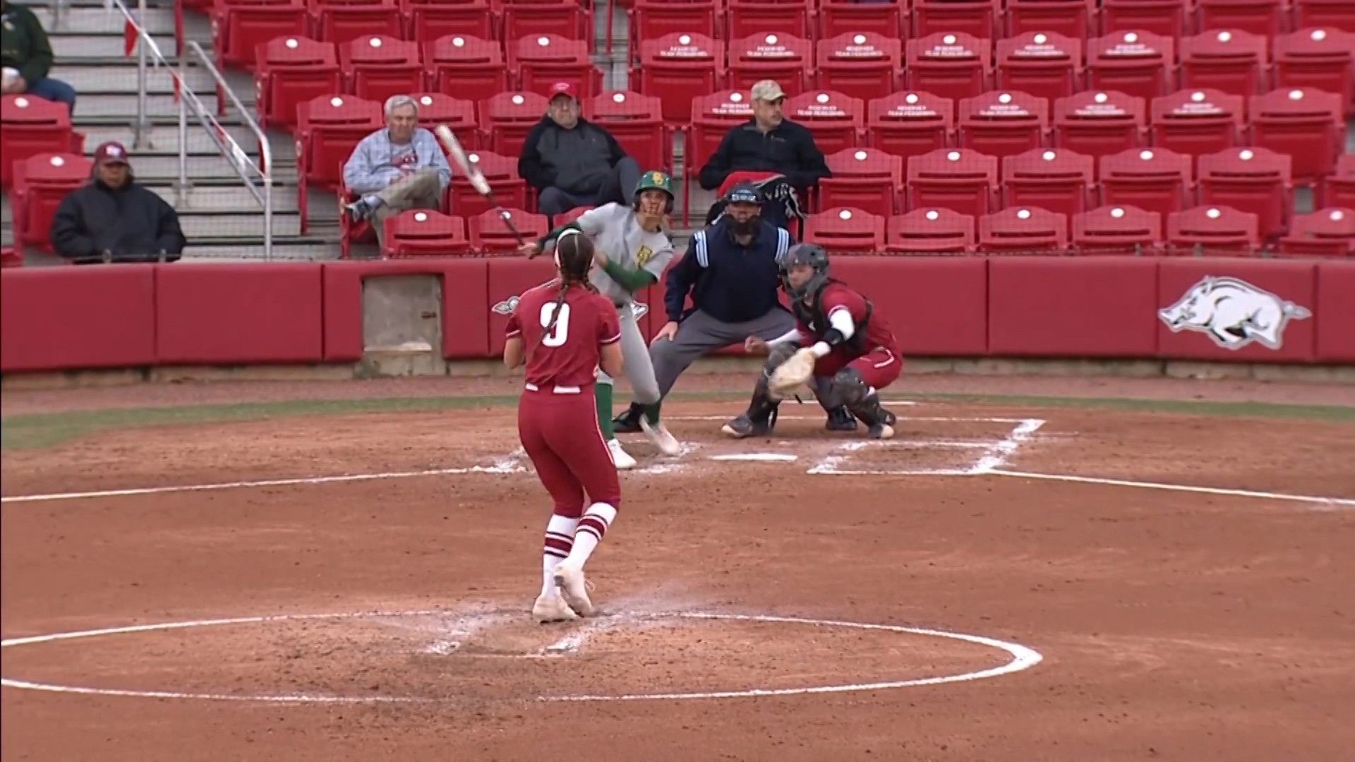 Ricevitore softball in campo, 1920x1080 Full HD, Desktop