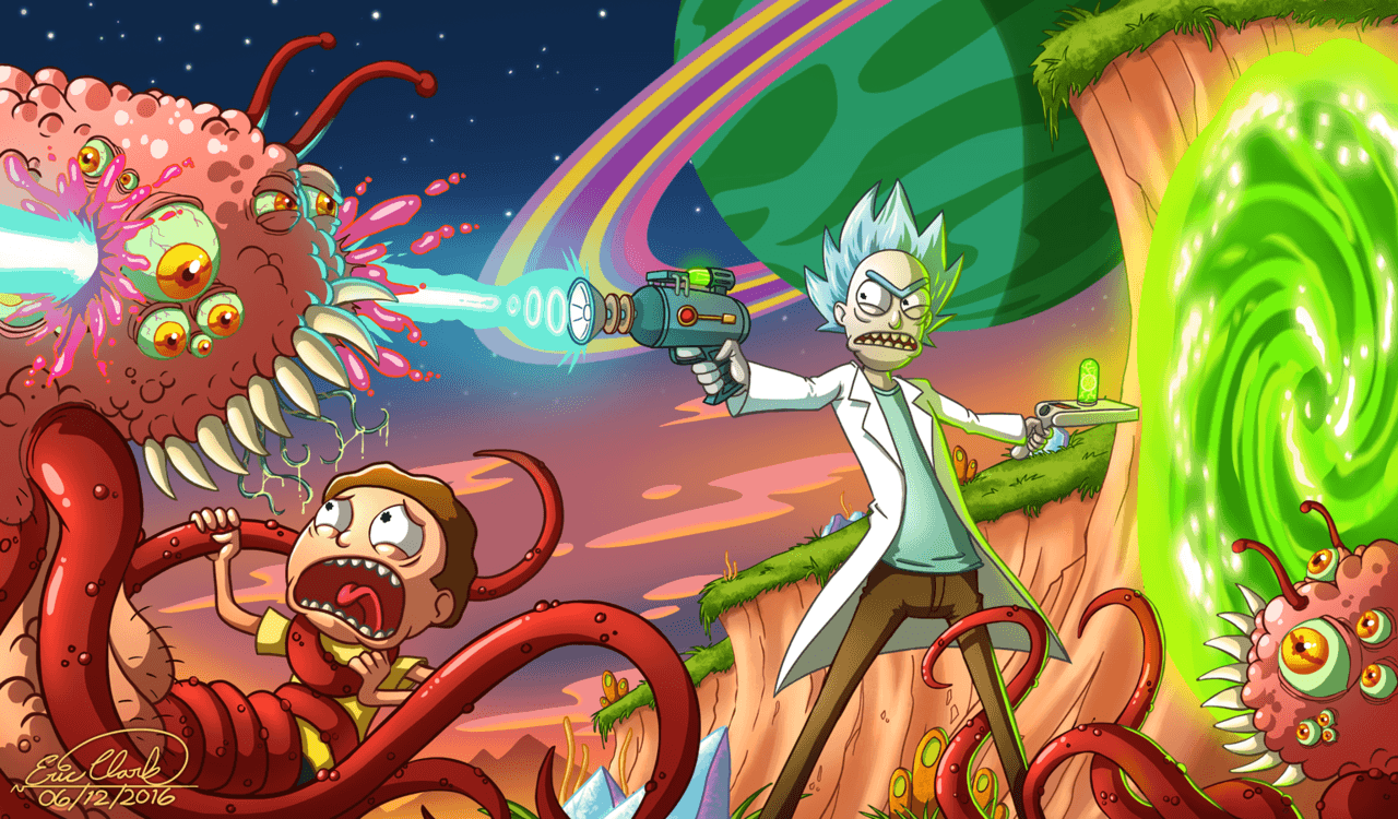 Rick e Morty mostro alieno, 1280x750 720p, iMac