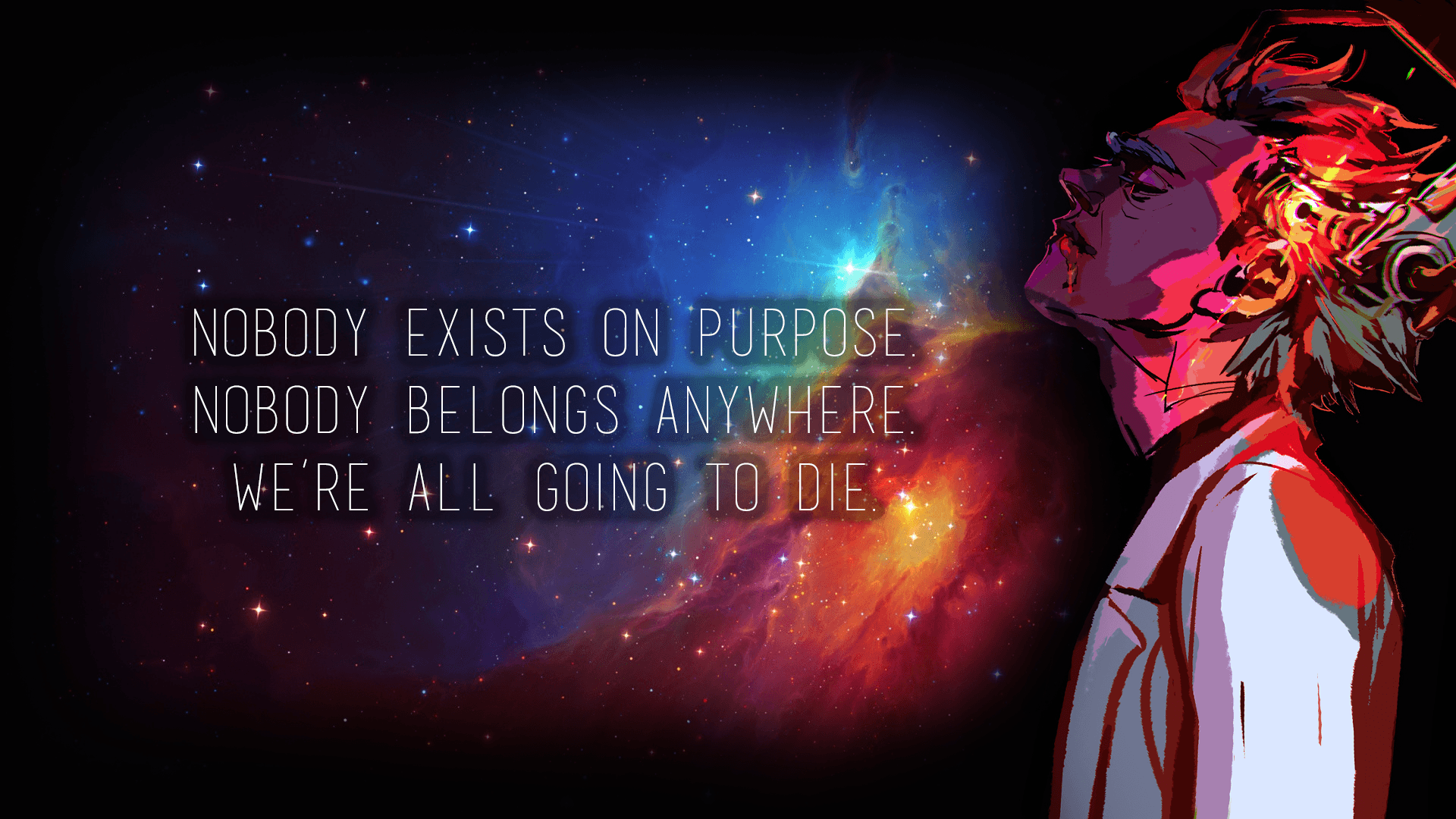 Rick and Morty citazione spaziale, serie animata, 1920x1080 Full HD 1080p, Desktop