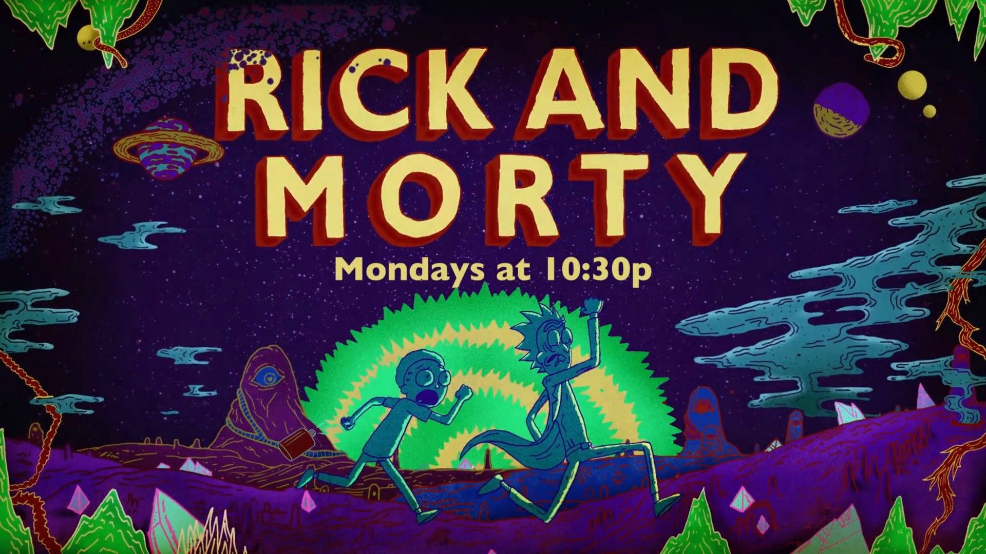 Rick and Morty poster promozionale, 1920x1080 Full HD, Laptop