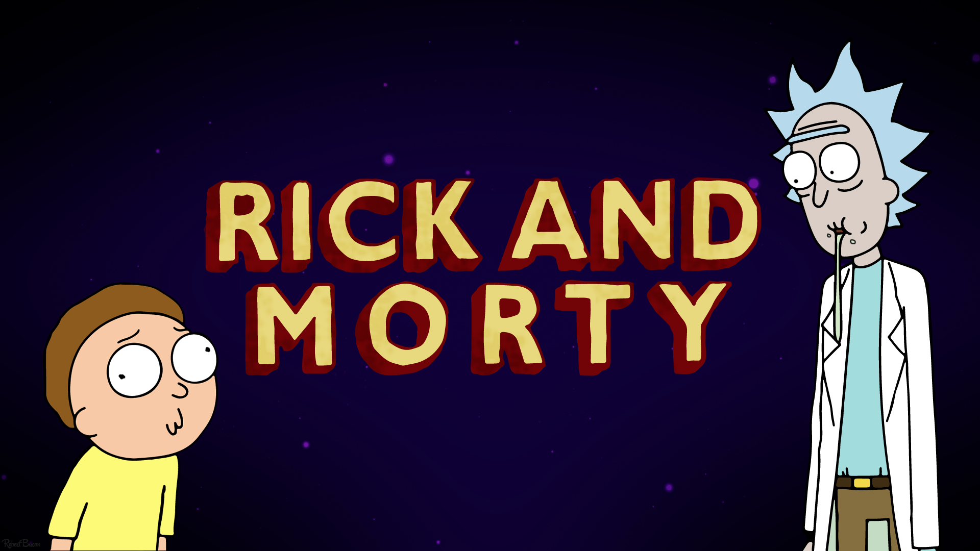Rick and Morty logo spazio, 1920x1080 1080p, Desktop