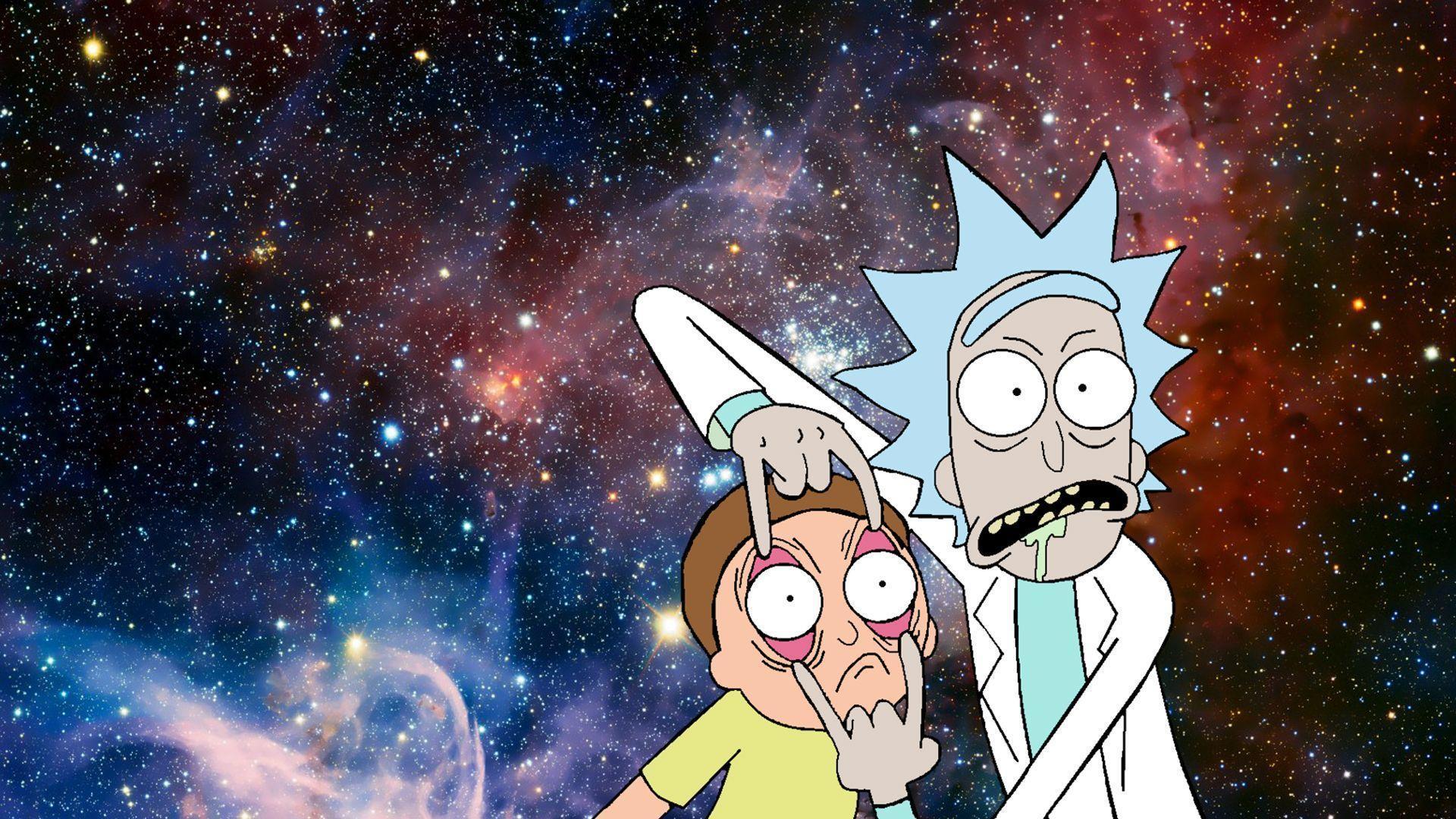 Rick e Morty nello spazio, 1920x1080 Full HD 1080p, PC