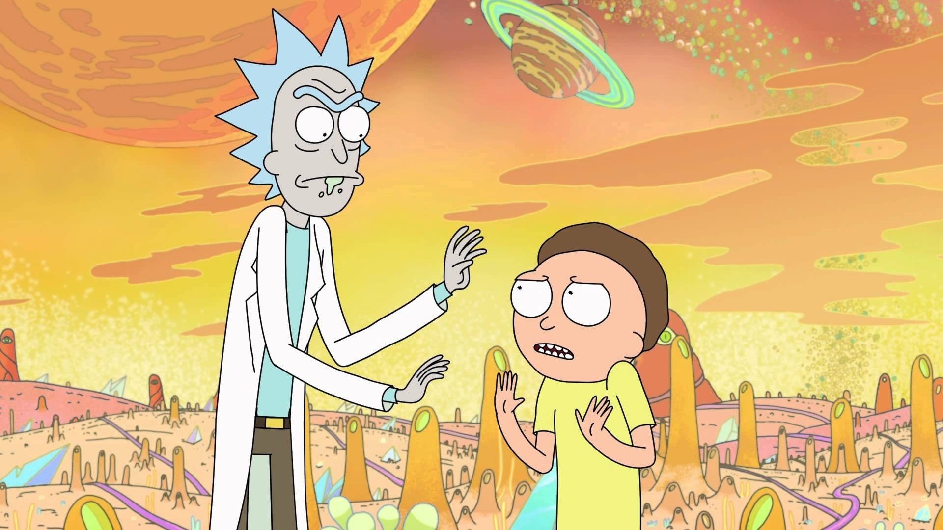 Rick e Morty pianeta alieno, 1920x1080 Full HD, PC Desktop