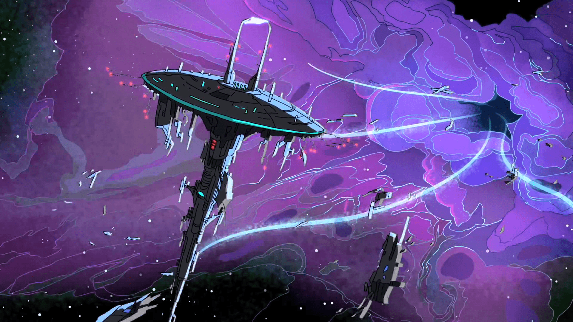 Astronave Rick and Morty spazio, 1920x1080 Full HD, Desktop