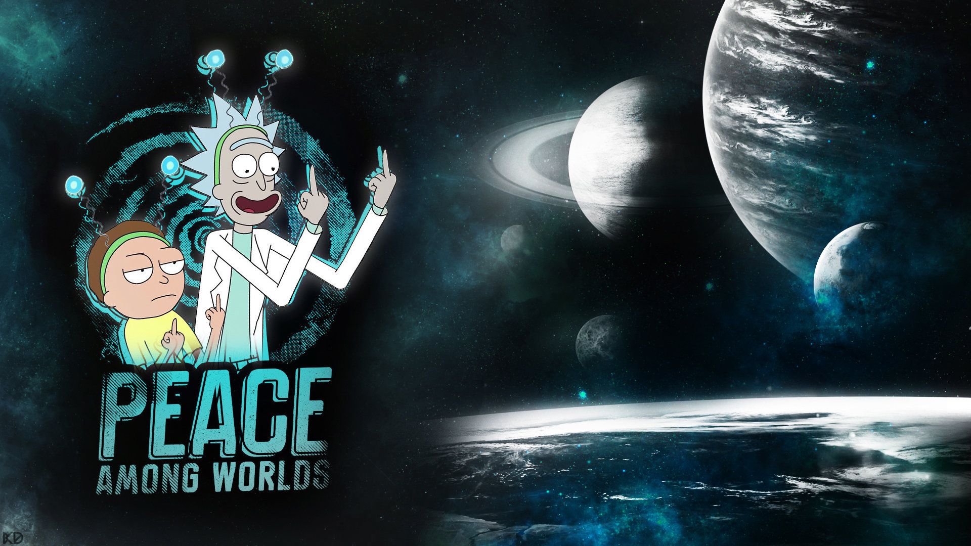 Rick and Morty Peace Among Worlds, 1920x1080 Full HD, Laptop