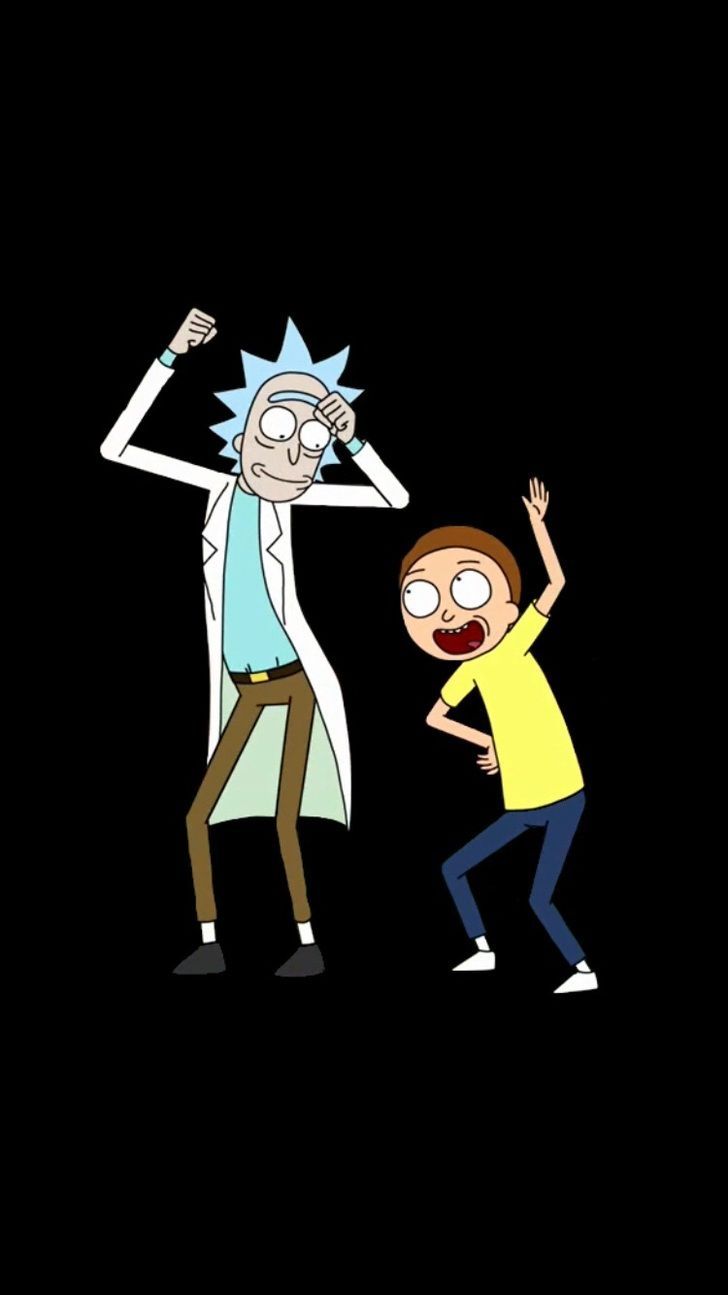 Rick e Morty ballando, 728x1295 Full HD Verticale, Realme
