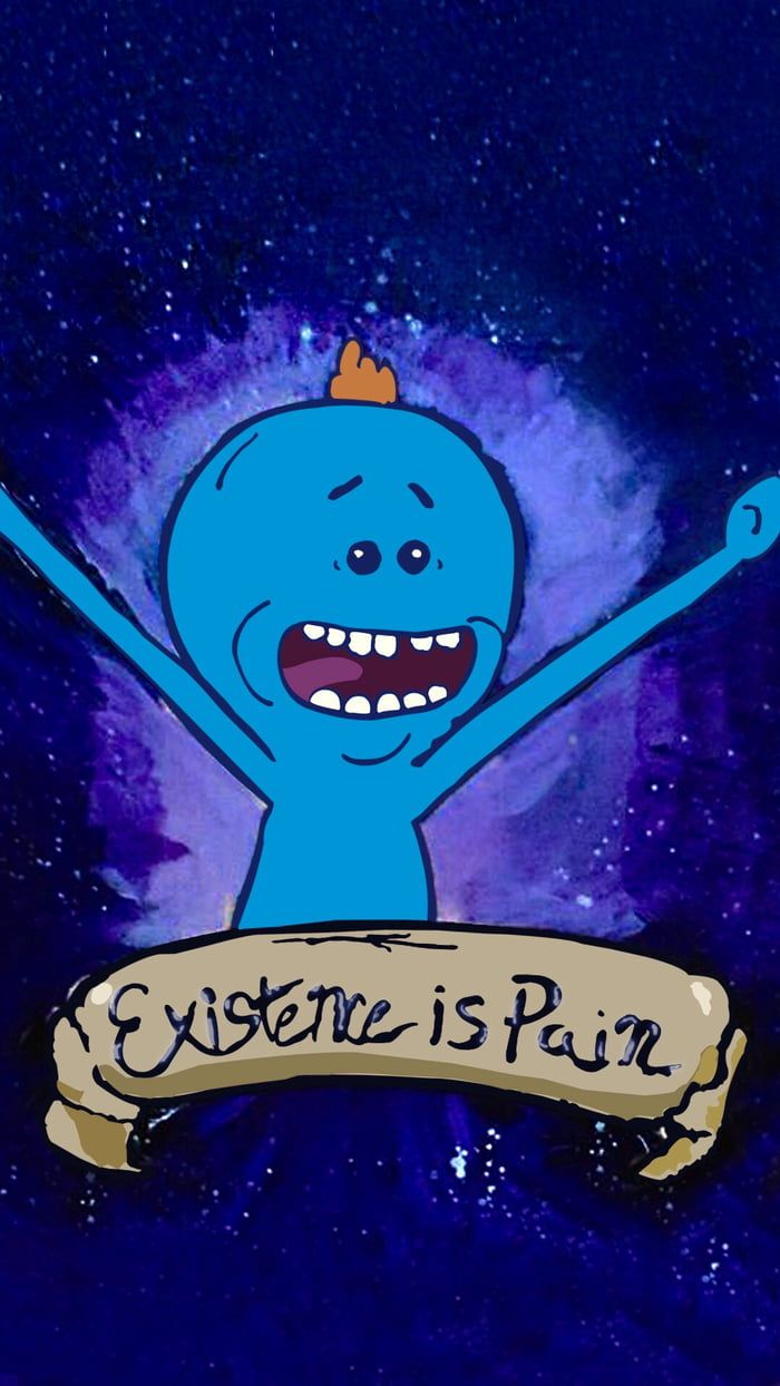 Mr. Meeseeks Rick and Morty, serie animata, 700x1244 Verticale, Telefono