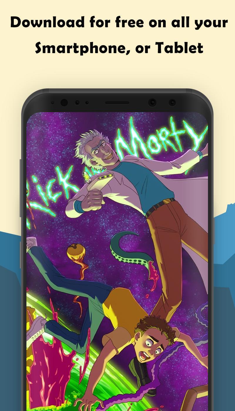 Rick and Morty personaggi cellulare, 800x1400 Full HD Verticale, Smartphone