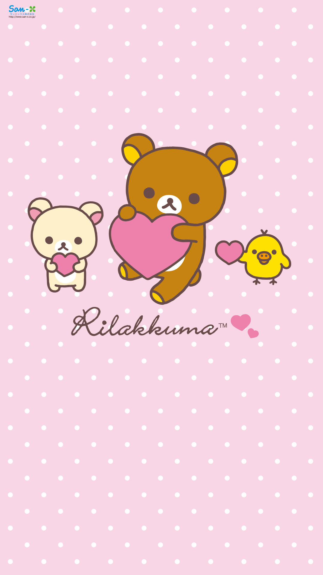 Rilakkuma orso dolci rosa, 1080x1920 Full HD Verticale, Samsung Galaxy