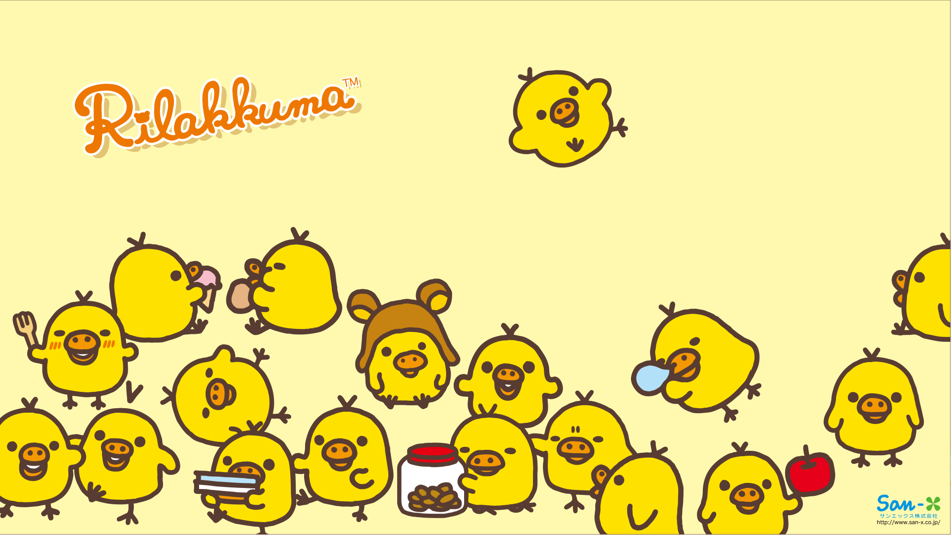 Rilakkuma orso e coniglietto kawaii, 1920x1080 1080p, Laptop