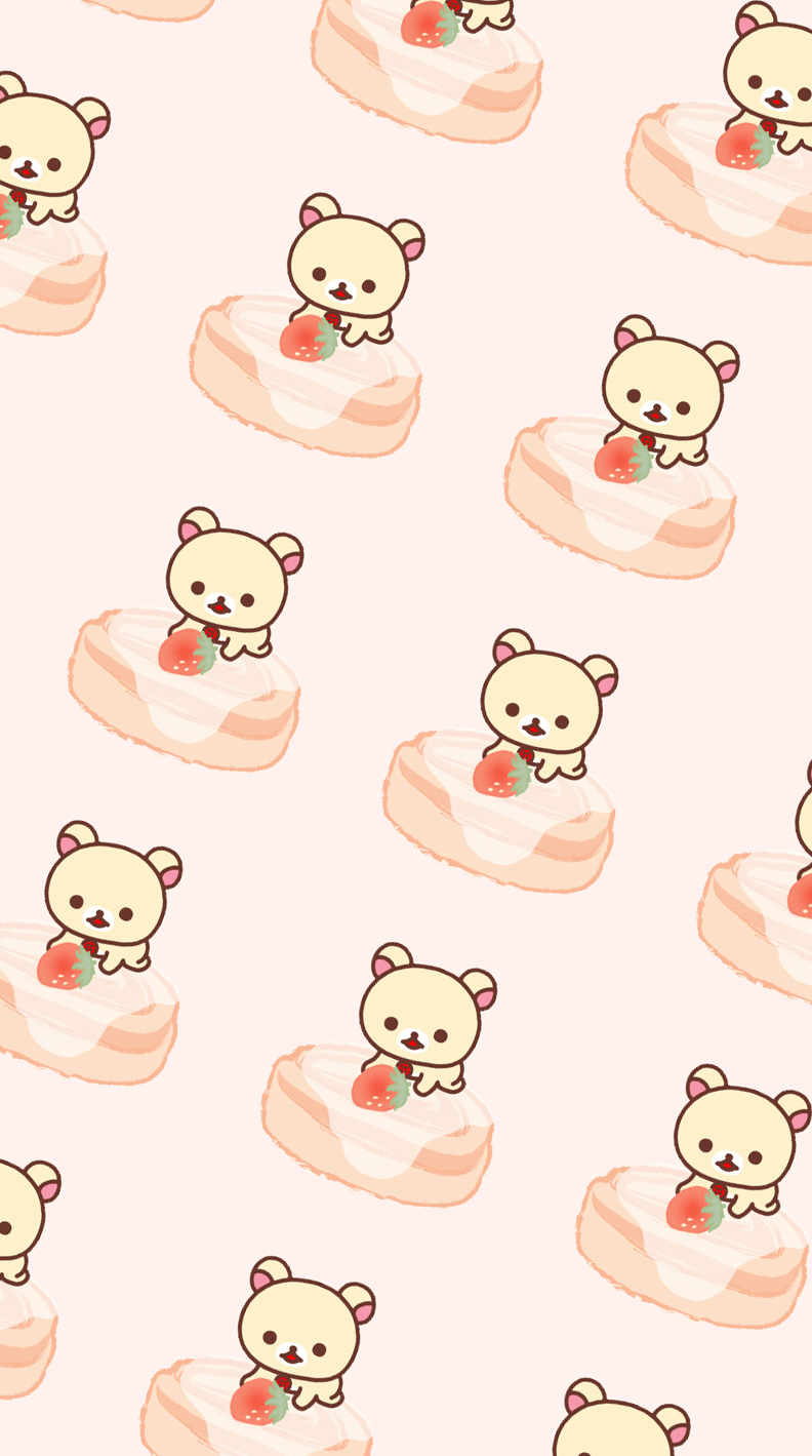 Rilakkuma bakery dolci illustrati, 1080x1920 Full HD Verticale, Samsung Galaxy