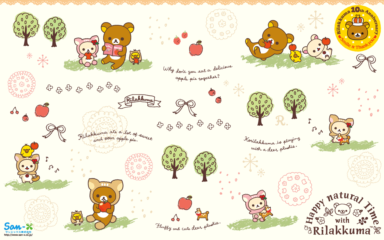 Rilakkuma con gatti kawaii, 1920x1080 Full HD, Desktop