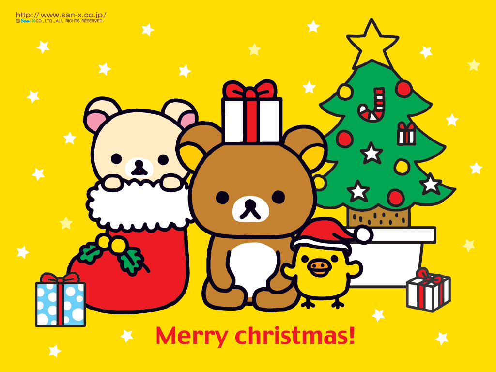 Rilakkuma adesivi puffosi dolci, 1024x768 HD, Laptop
