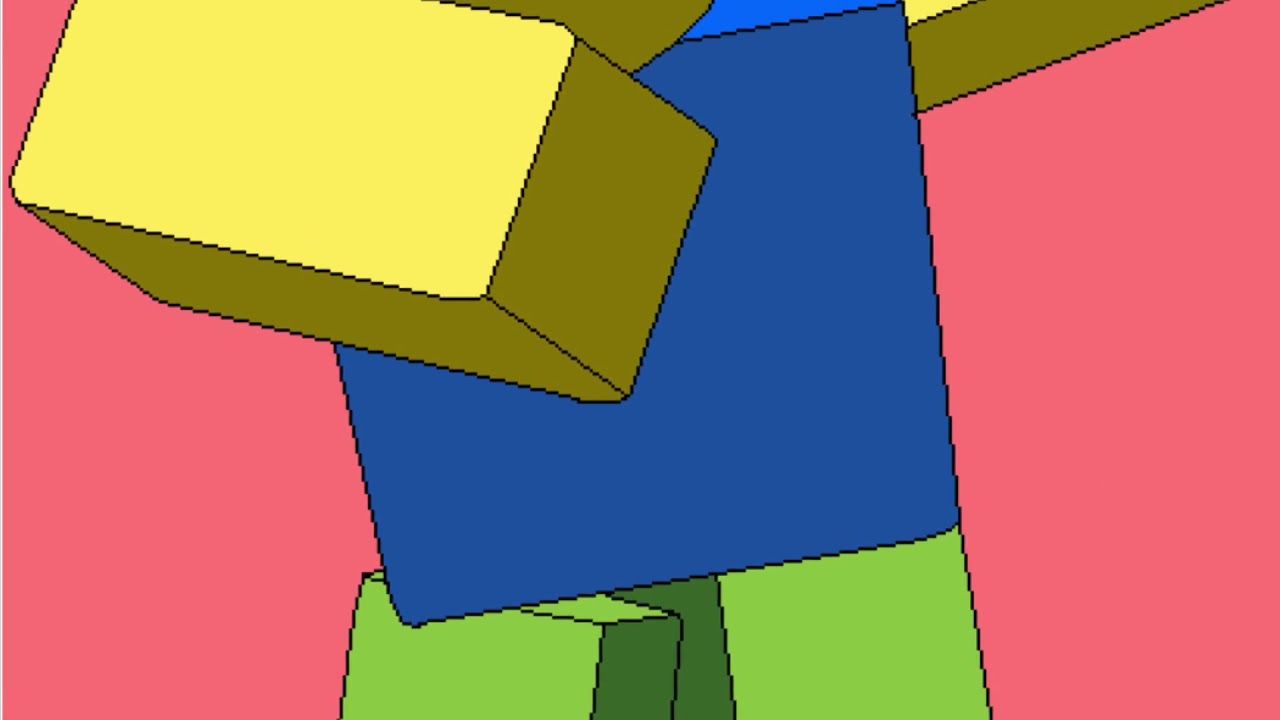 Noob Roblox che fa dab, 1024x1024 HD, Desktop