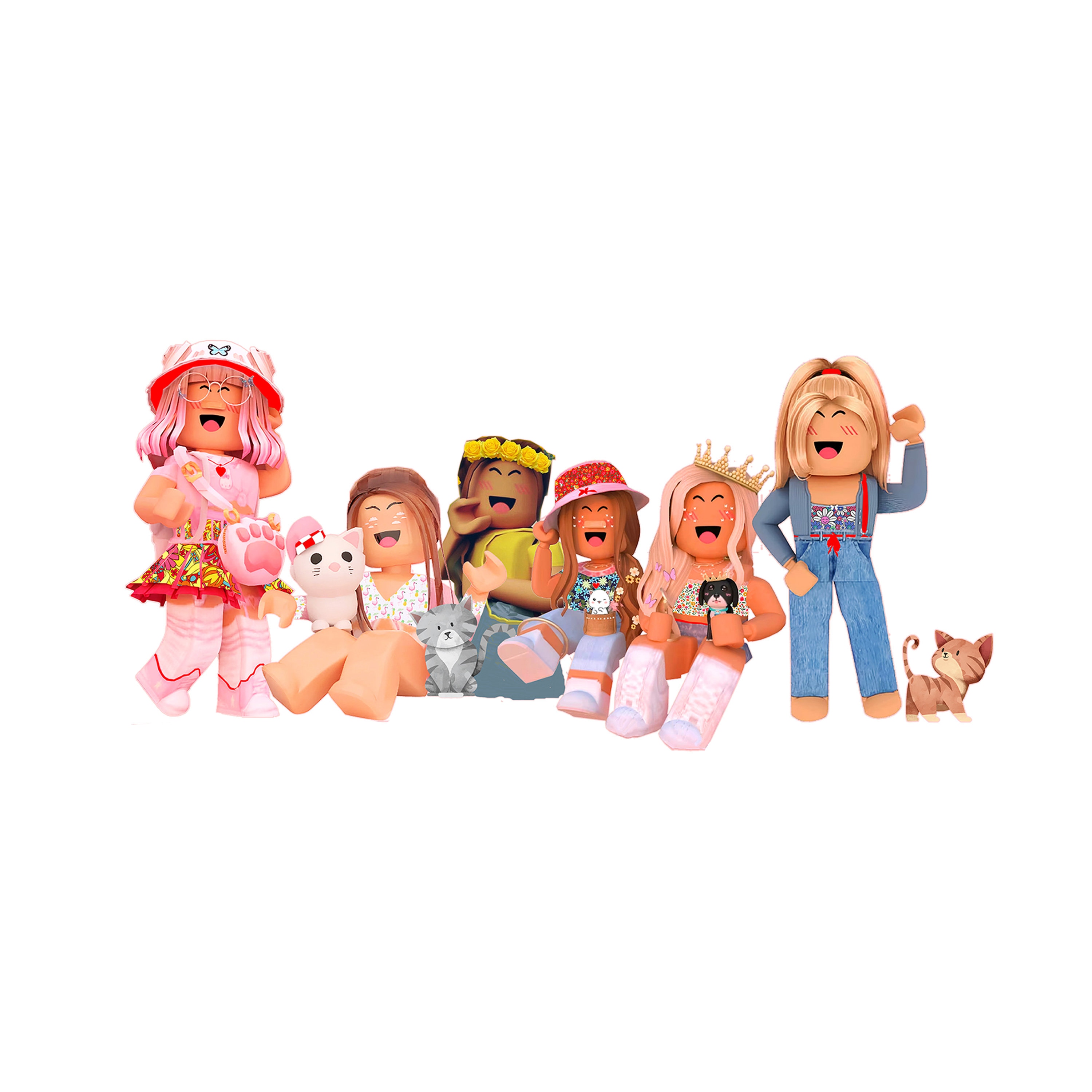 Gruppo personaggi Roblox femminili, 3000x3000 WQXGA, Monitor Gaming