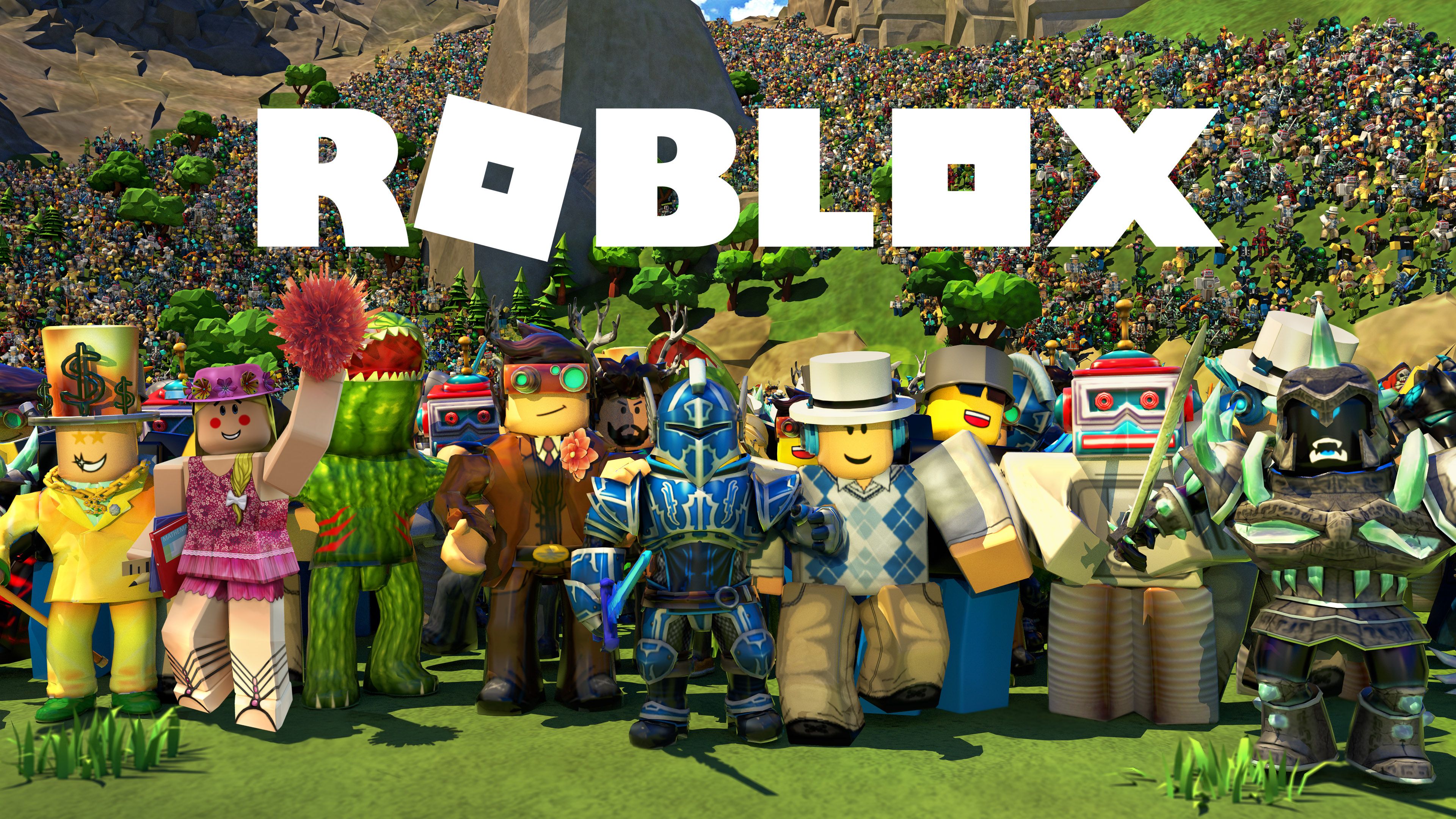 Personaggio Roblox cavaliere dorato, 1920x1080 Full HD 1080p, Desktop