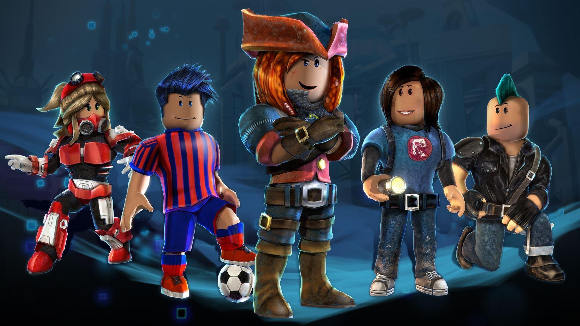 Personaggi Roblox in fila, 3840x2161 Ultra HD, 4K TV
