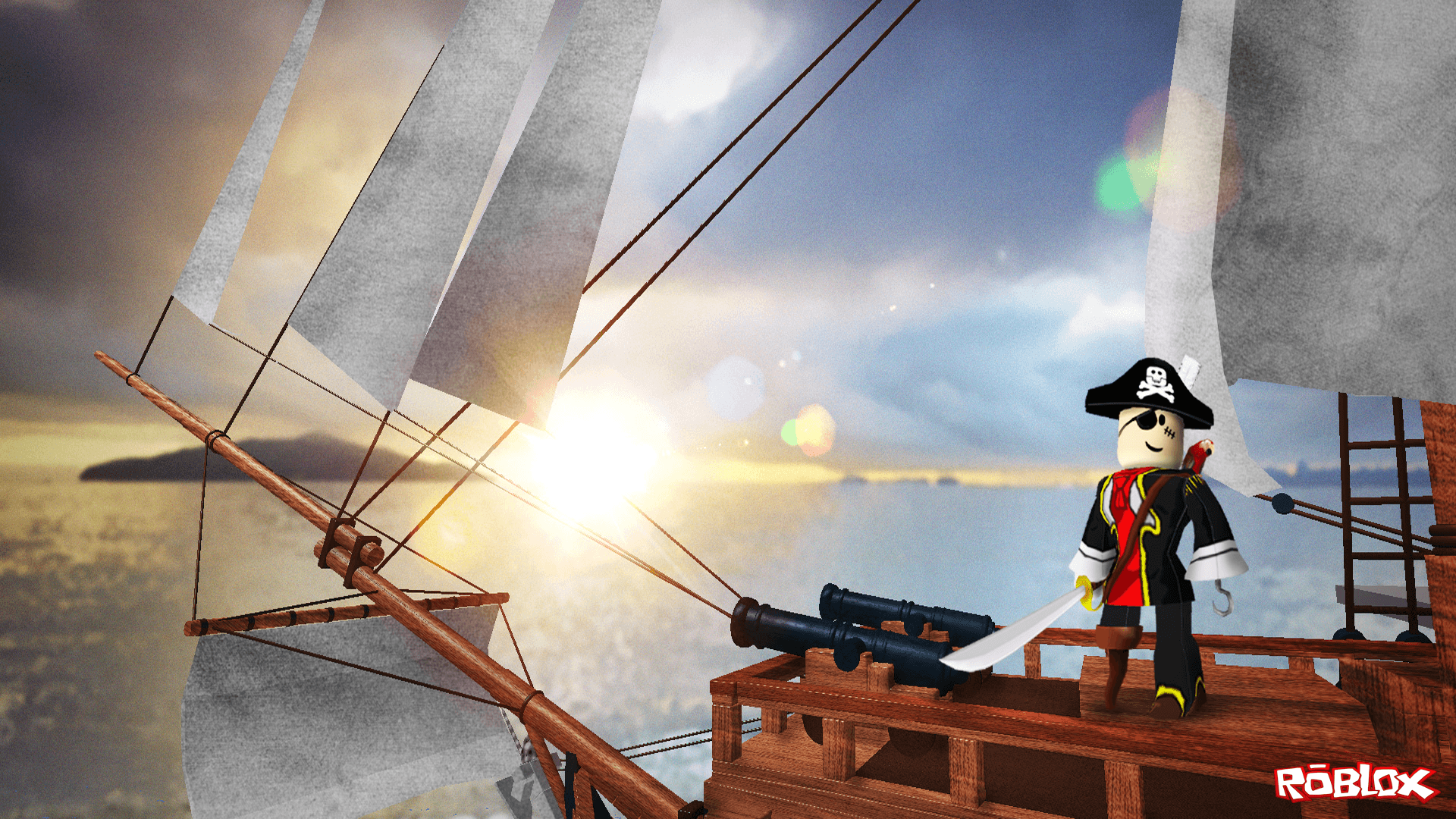 Personaggio Roblox con arma, 1280x1024 720p, PC
