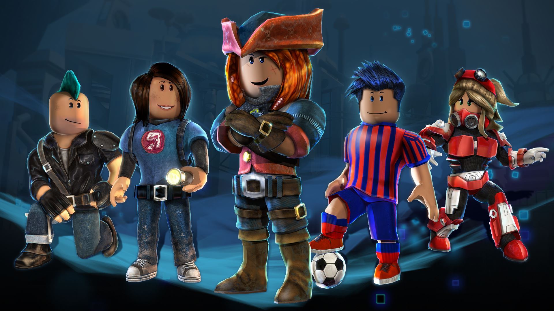 Personaggi Roblox gruppo avatar, 1920x1080 Full HD, Laptop