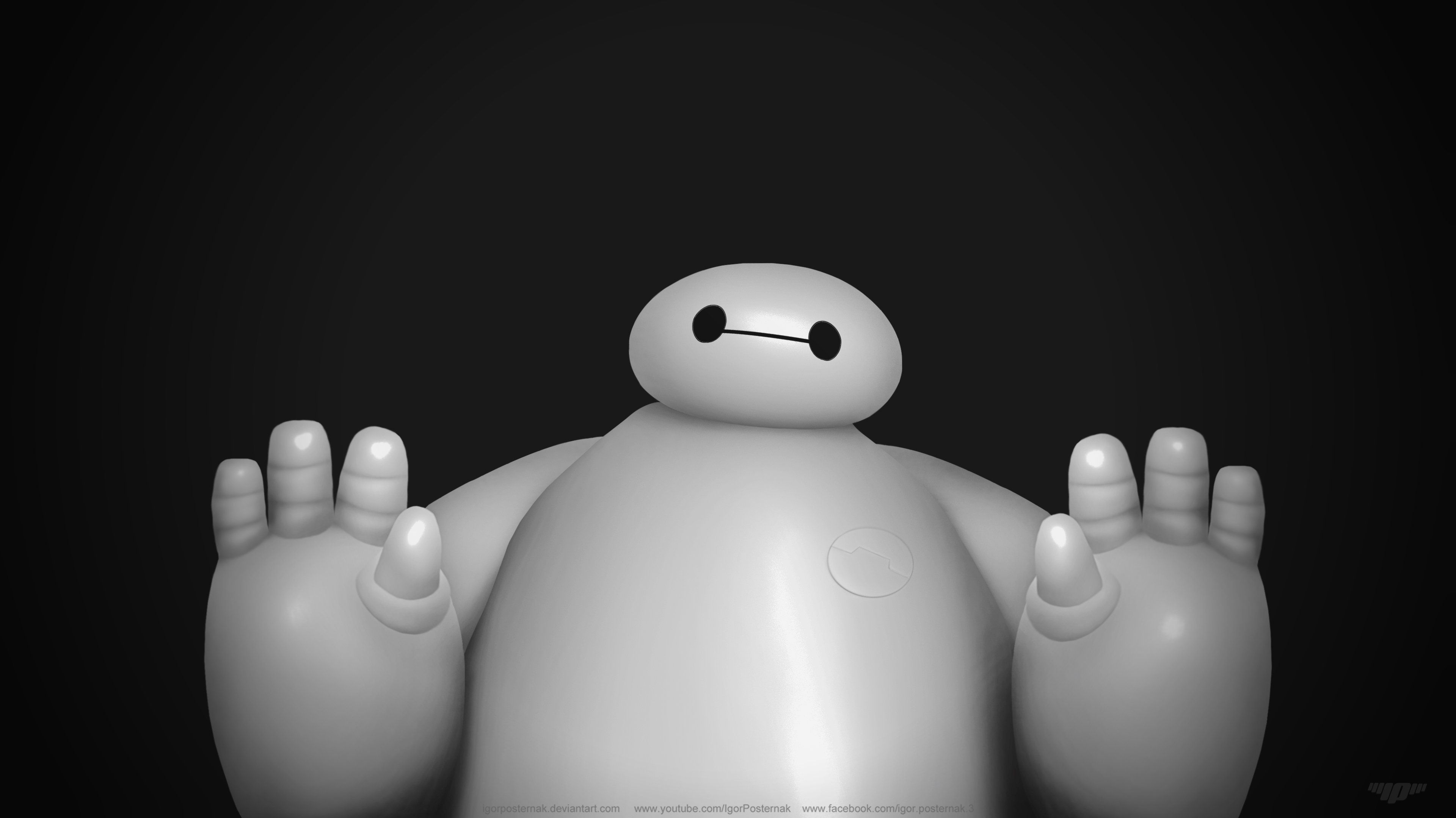 Baymax Big Hero 6, 3840x2160 Ultra HD, 4K TV