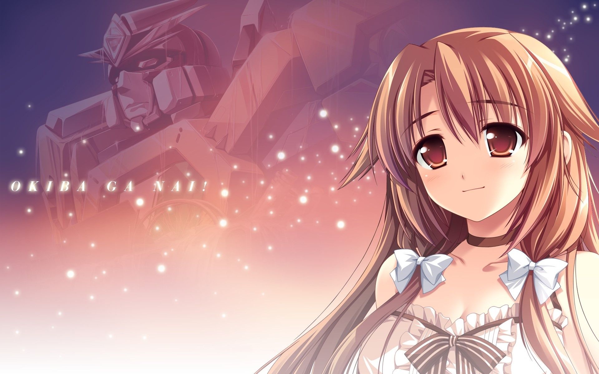Ragazza anime con robot sfondo, 1920x1200 Full HD+, Desktop